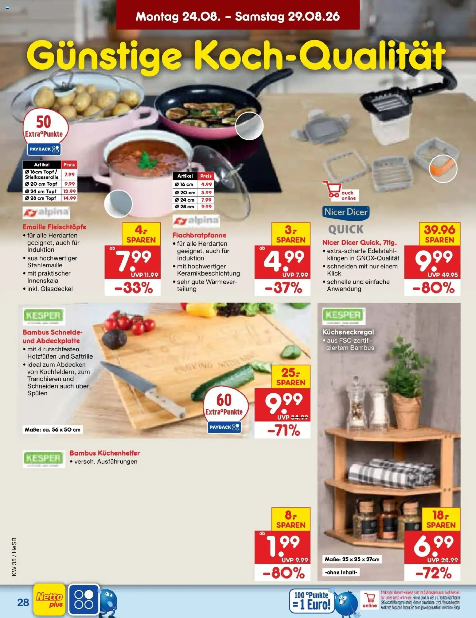 Netto Marken-Discount Prospekt Hamburg (ab 24.08.2026) » Angebote | Seite: 40