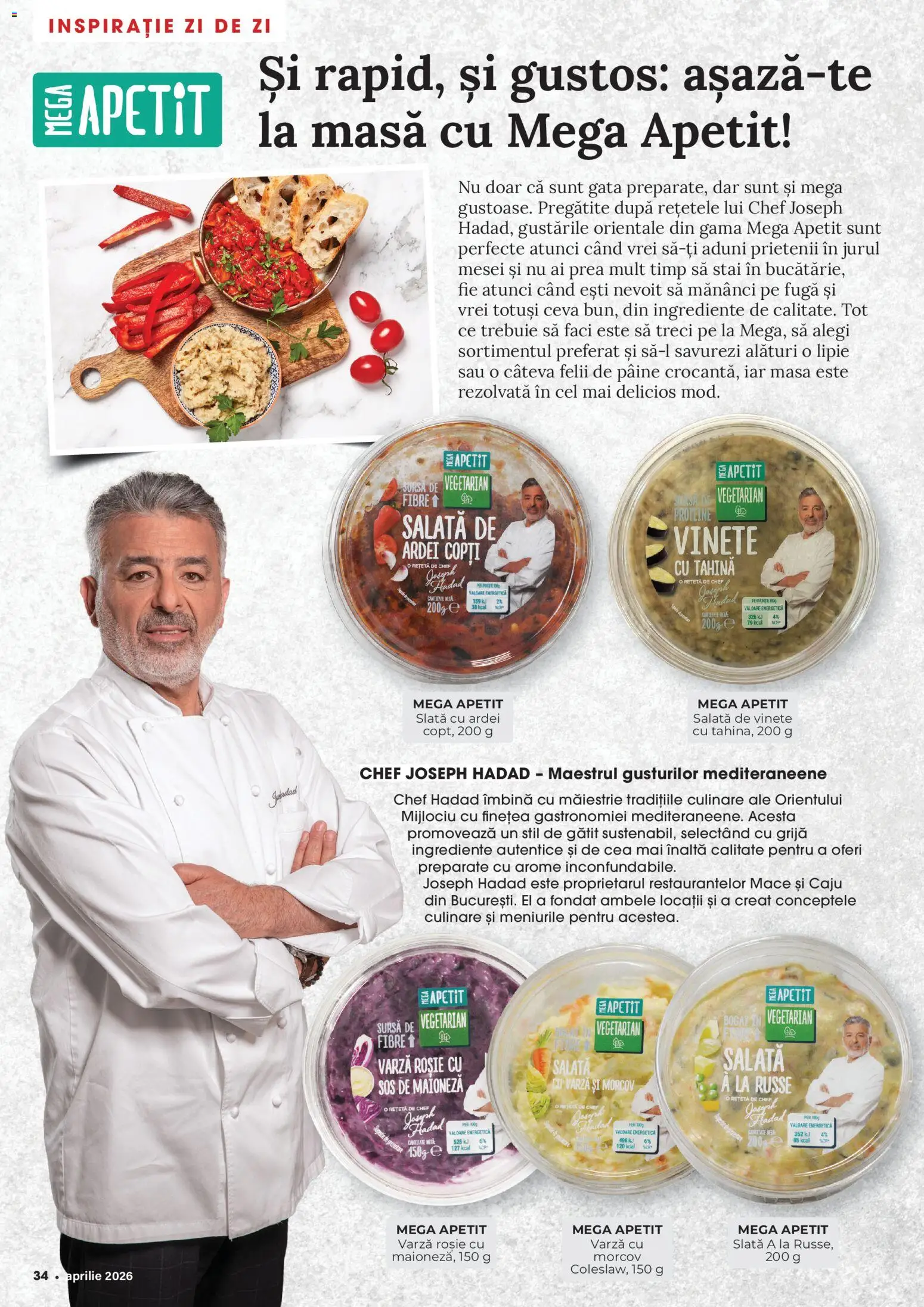 Noul catalog Mega Image – valabil de la 26.03.2026 | Pagină: 34 | Produse: Șal, Masă, Caju, Maioneză