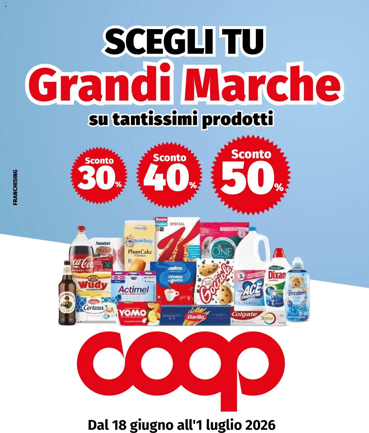 Volantino COOP del 18.06.2026 | Pagina: 1 | Prodotti: Crema, Plumcake