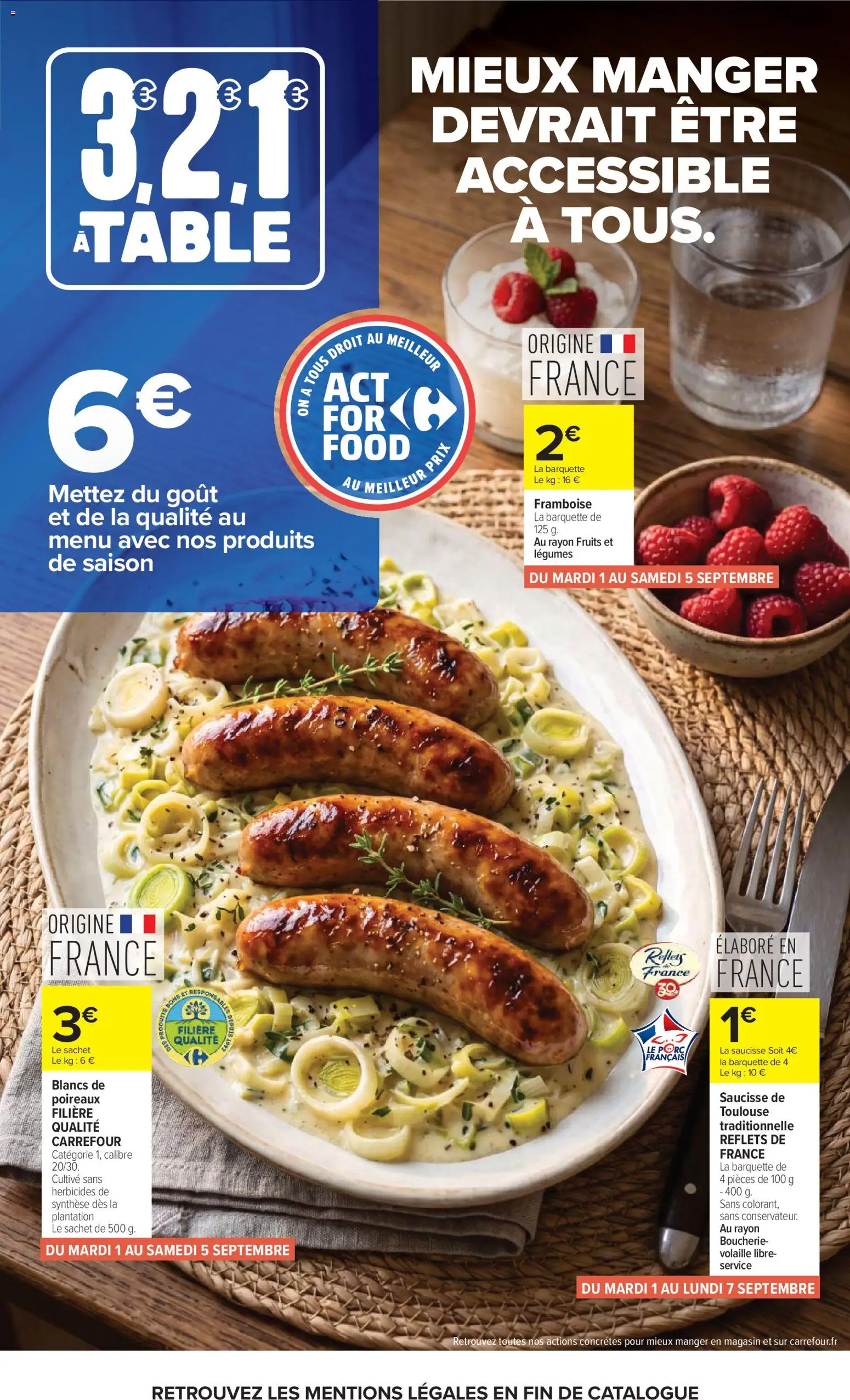 {H1} | Page: 21 | Produits: Volaille, Poireaux, Fruits, Table