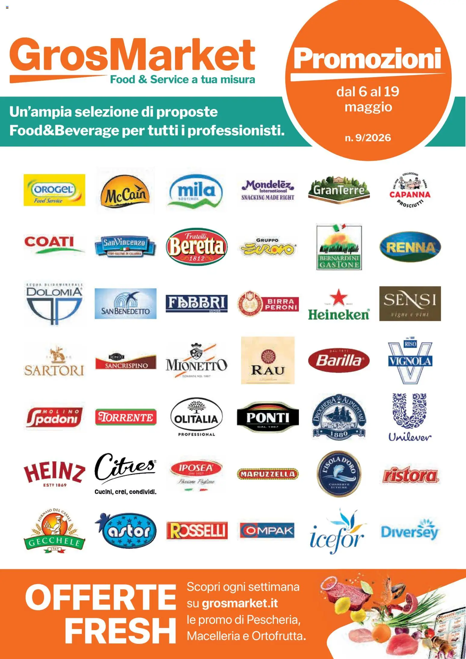 Volantino Sogegross del 06.05.2026 | Pagina: 1 | Prodotti: Birra, Riso