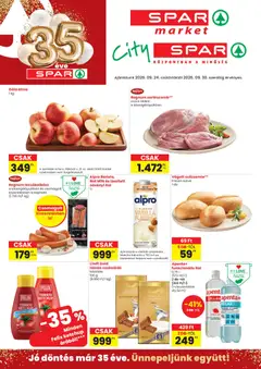 Spar Market akciós újság - amely érvényes a következő dátumtól: 2026.09.24.