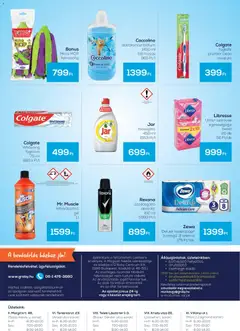 G'Roby akciós újság - amely érvényes a következő dátumtól: 11.06.2026 | Oldal: 4 | Termékek: Coccolino, Felmosófej, Izzadásgátló, Fogkefe