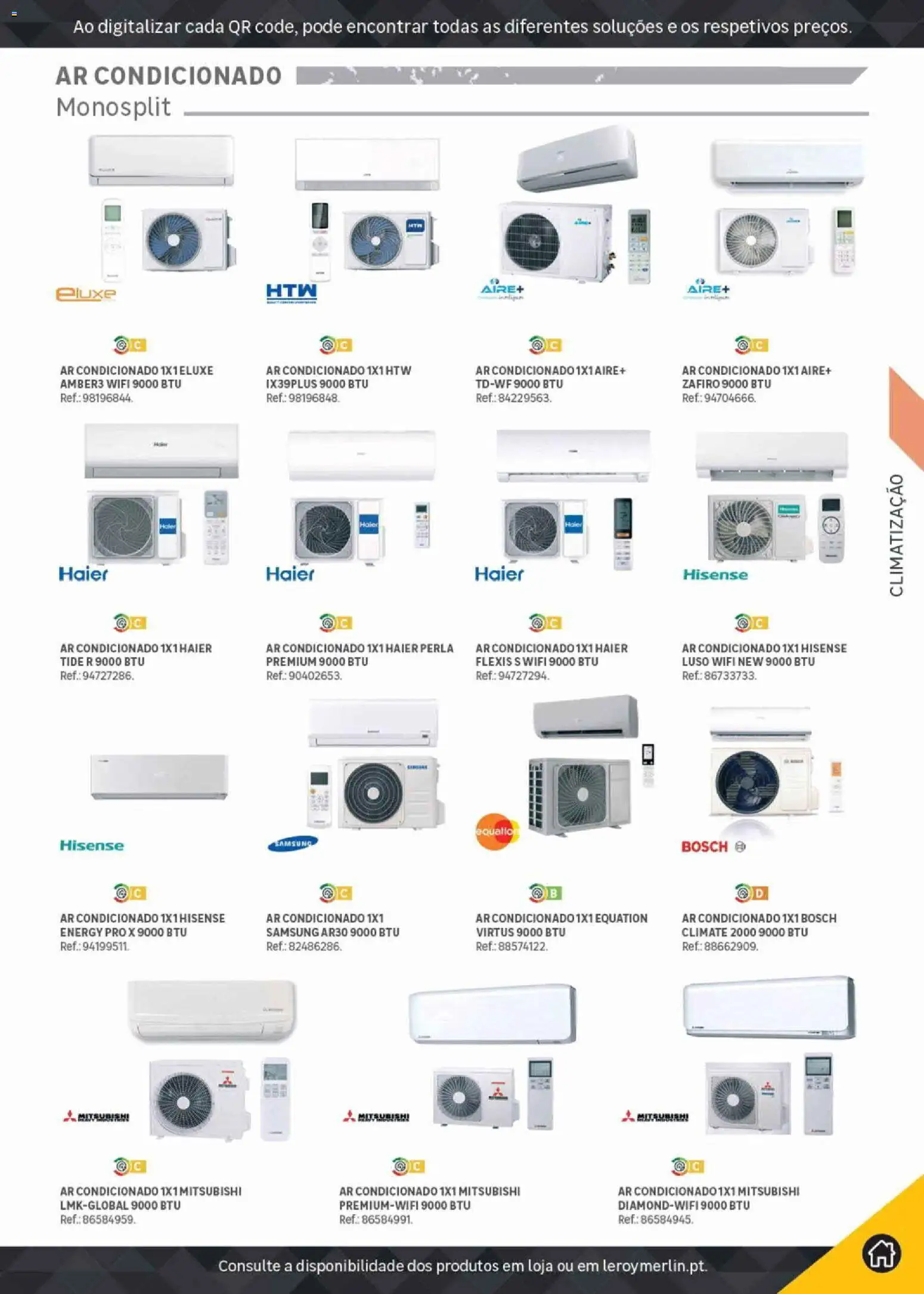 Leroy Merlin Catálogo Pro │ válido de 09.06.2026 | Página: 95 | Produtos: Ar condicionado