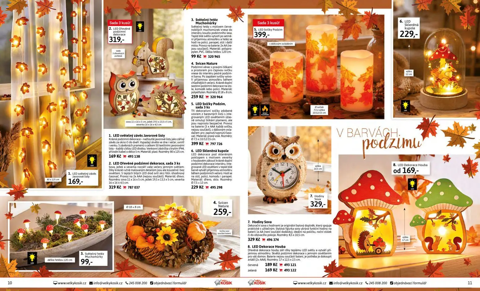 Velký Košík leták od 21.09.2026 | Strana: 6 | Produkty: Svícen, Stolek, Stůl, Dekorace