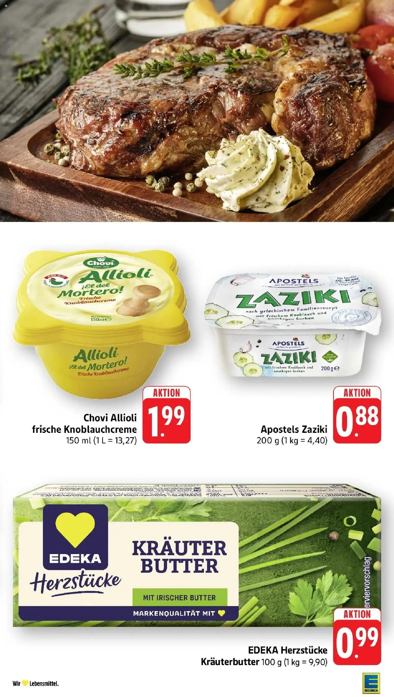 Edeka prospekt Schriesheim	 – gültig ab 27.04.2026 | Seite: 27 | Produkte: Butter, Kräuterbutter, Knoblauch, Gurken