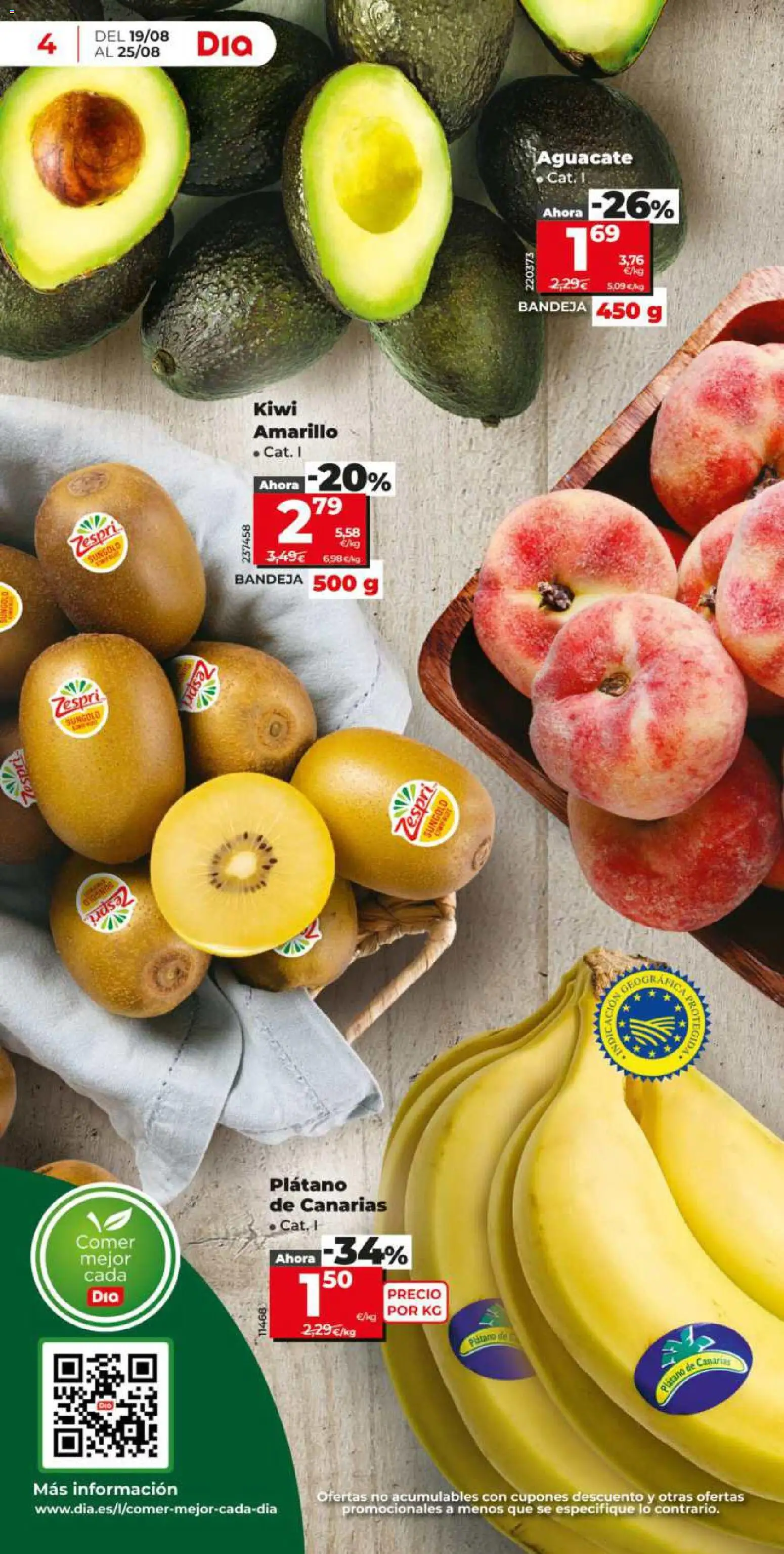 Dia - folleto Market │ válido desde el 19/08/2026 | Página: 4 | Productos: Aguacate, Kiwi, Bandeja