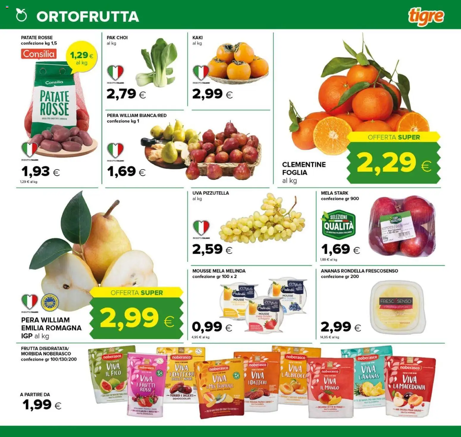 Volantino Tigre del 22/10/2026 | Pagina: 5 | Prodotti: Patate, Frutta, Ananas, Pera