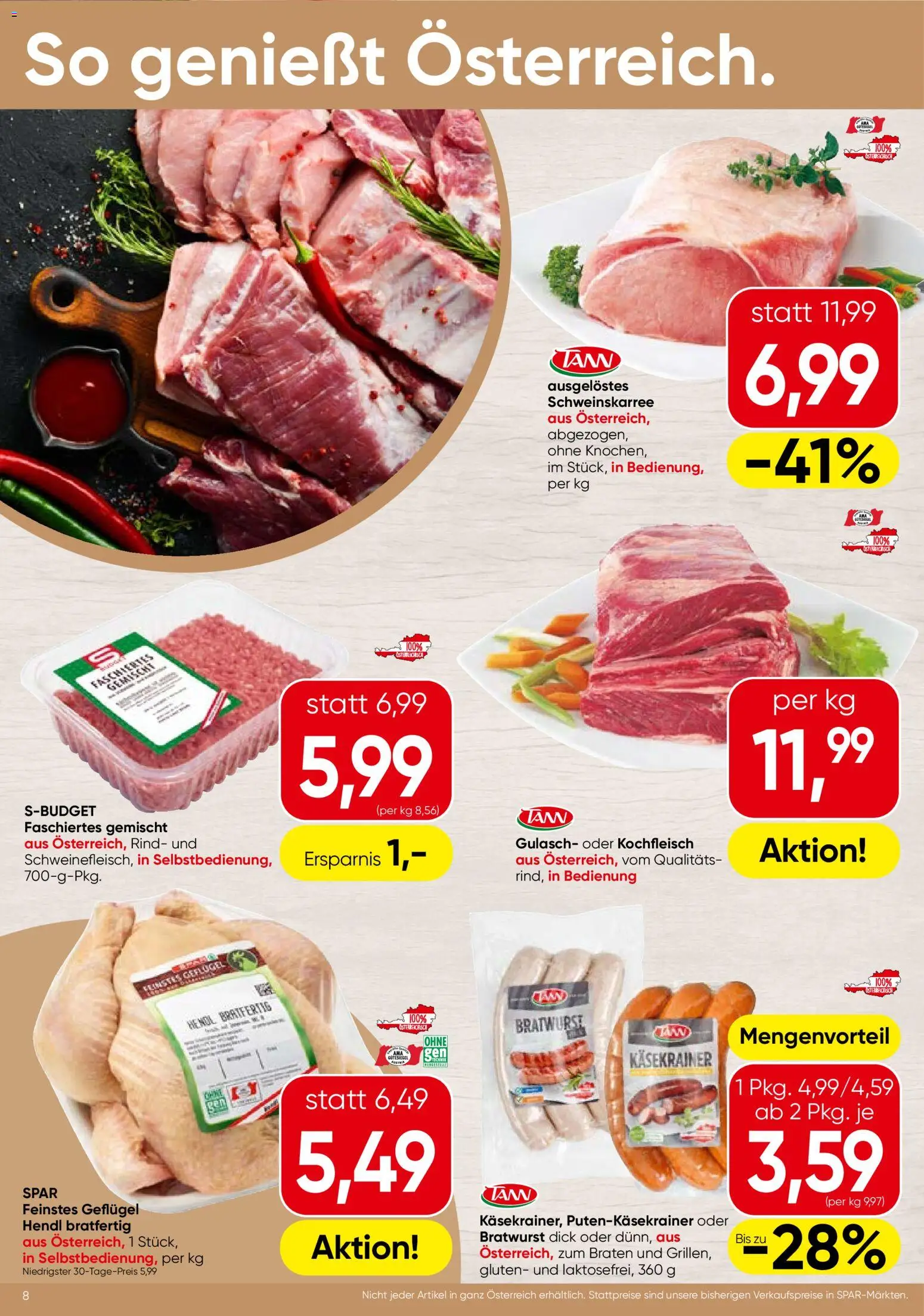 Spar - Flugblatt gültig ab 10.09.2026 | Seite: 8