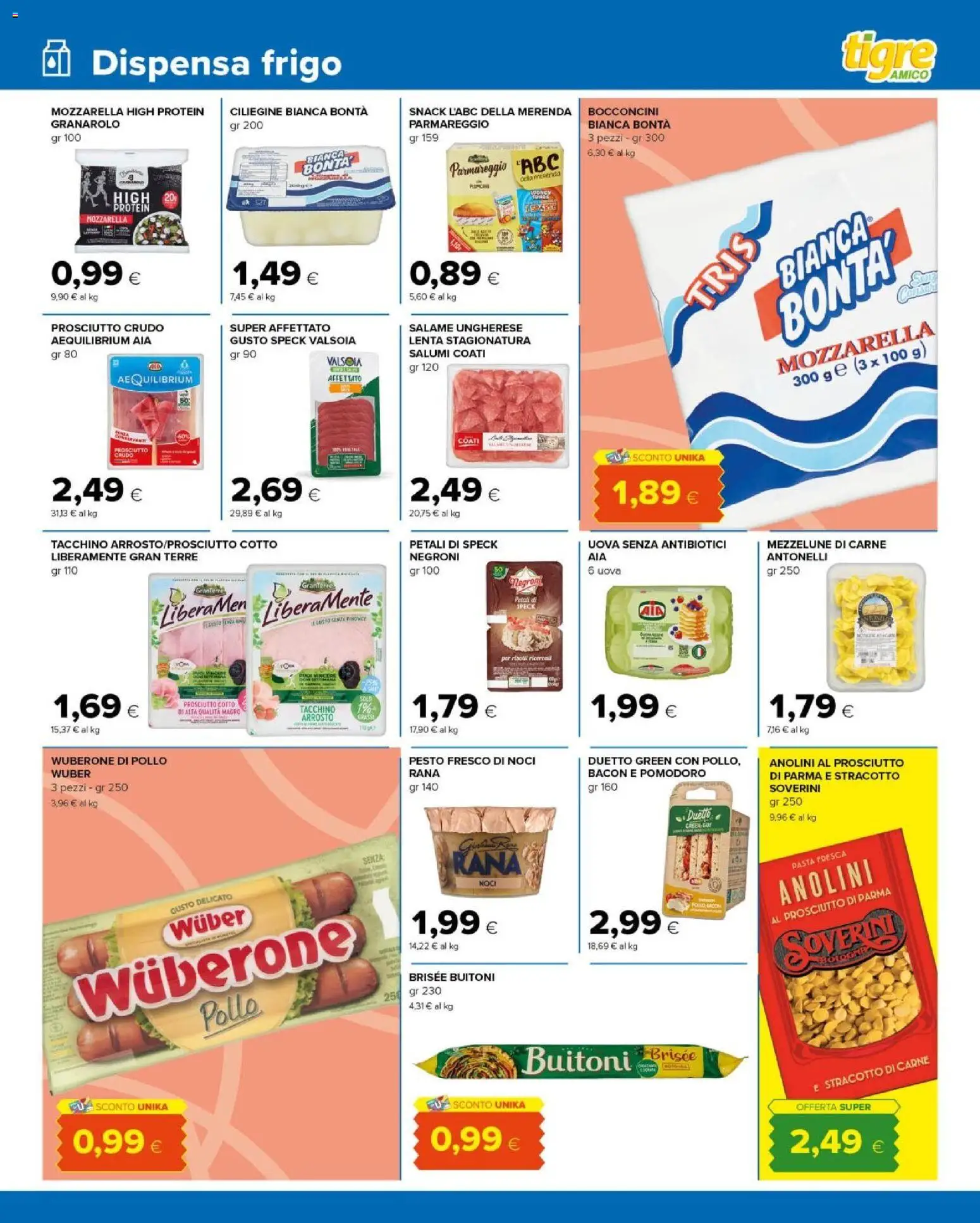 Volantino Tigre del 28/09/2026 | Pagina: 7 | Prodotti: Speck, Pomodoro, Noci, Carne