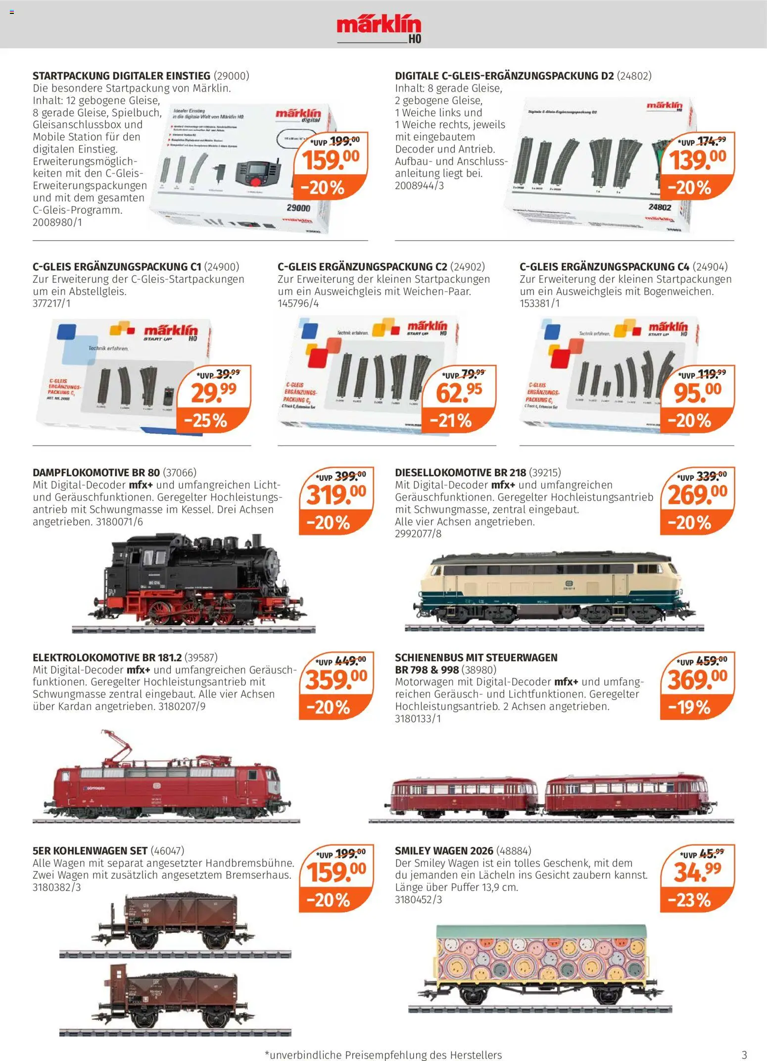 Müller Eisenbahnkatalog 2026/27 – gültig ab 01.11.2026 | Seite: 3