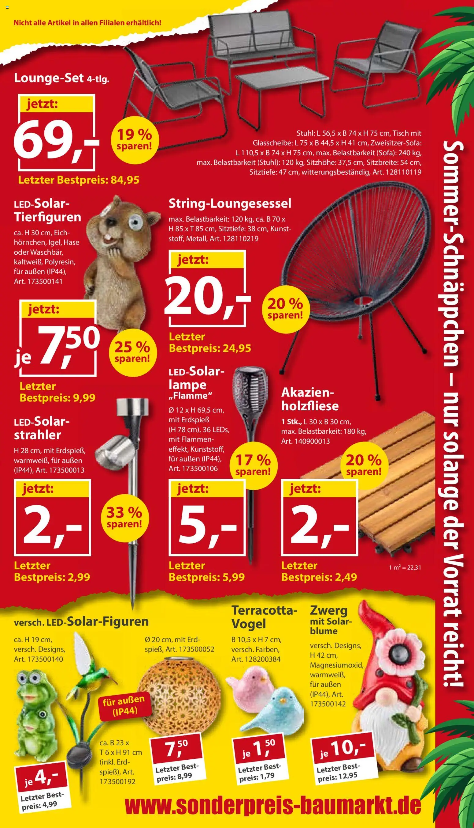 Sonderpreis Baumarkt Prospekt – gültig ab 18.07.2026 | Seite: 9 | Produkte: Sofa, Tisch, Stuhl, Lampe