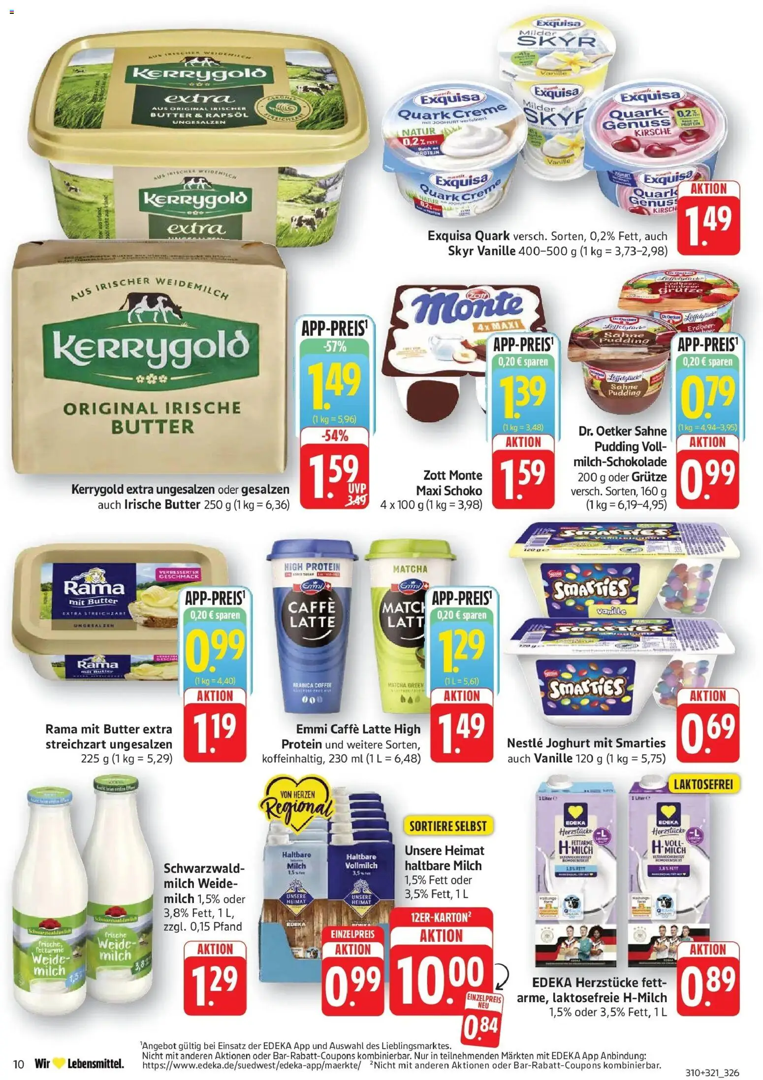 Edeka Prospekt Filderstadt-Bonlanden (ab 21.09.2026) » Angebote Online | Seite: 10 | Produkte: Rapsöl, Skyr, Exquisa, Sahne