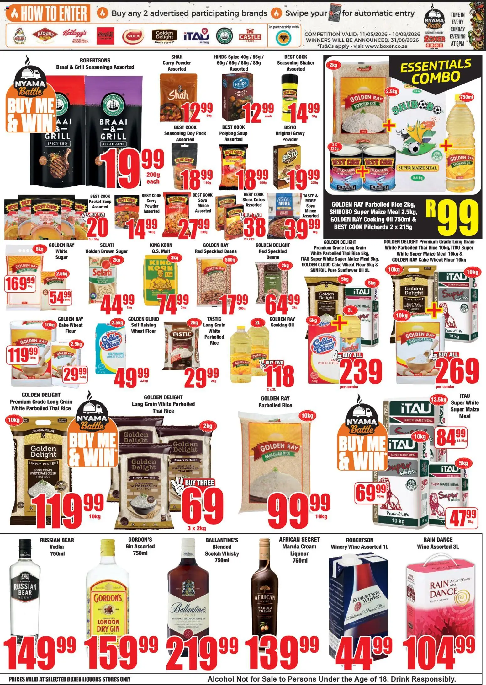 New Boxer catalogue – valid from 11.05.2026 | Page: 7 | Products: Grill, Vodka, Gravy, Stock
