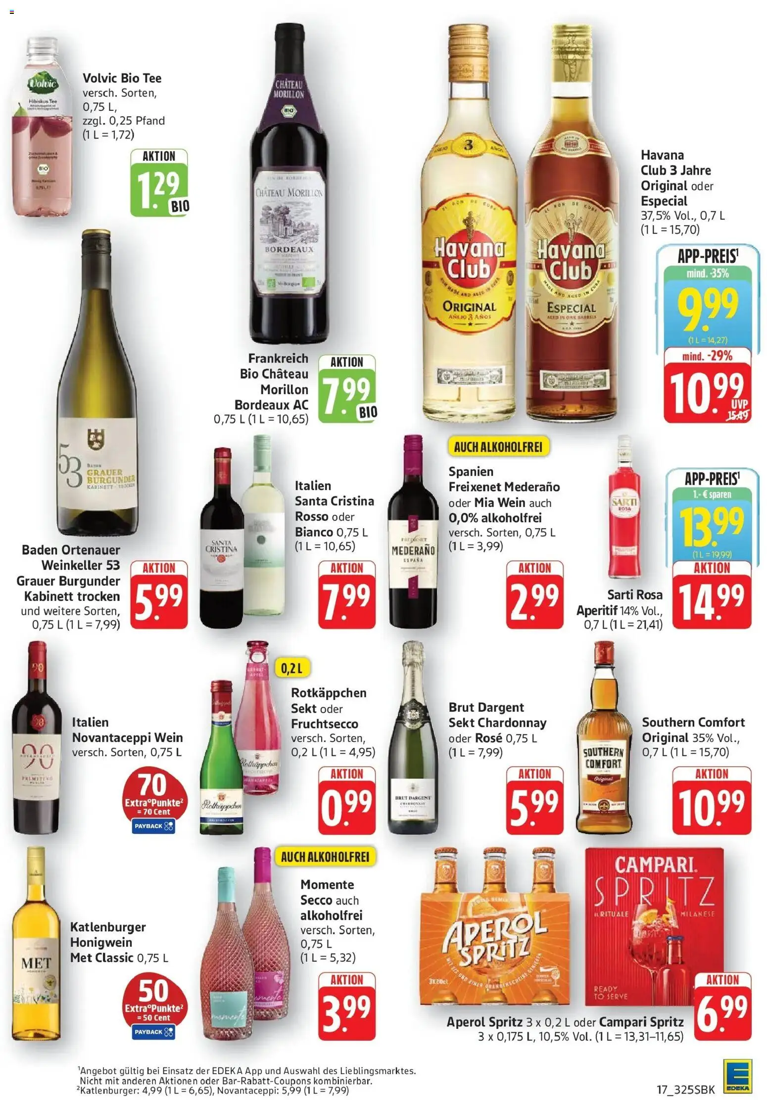 Edeka Prospekt Walldorf (ab 21.09.2026) » Angebote Online | Seite: 17 | Produkte: Rotkappchen sekt, Havana club, Met, Freixenet