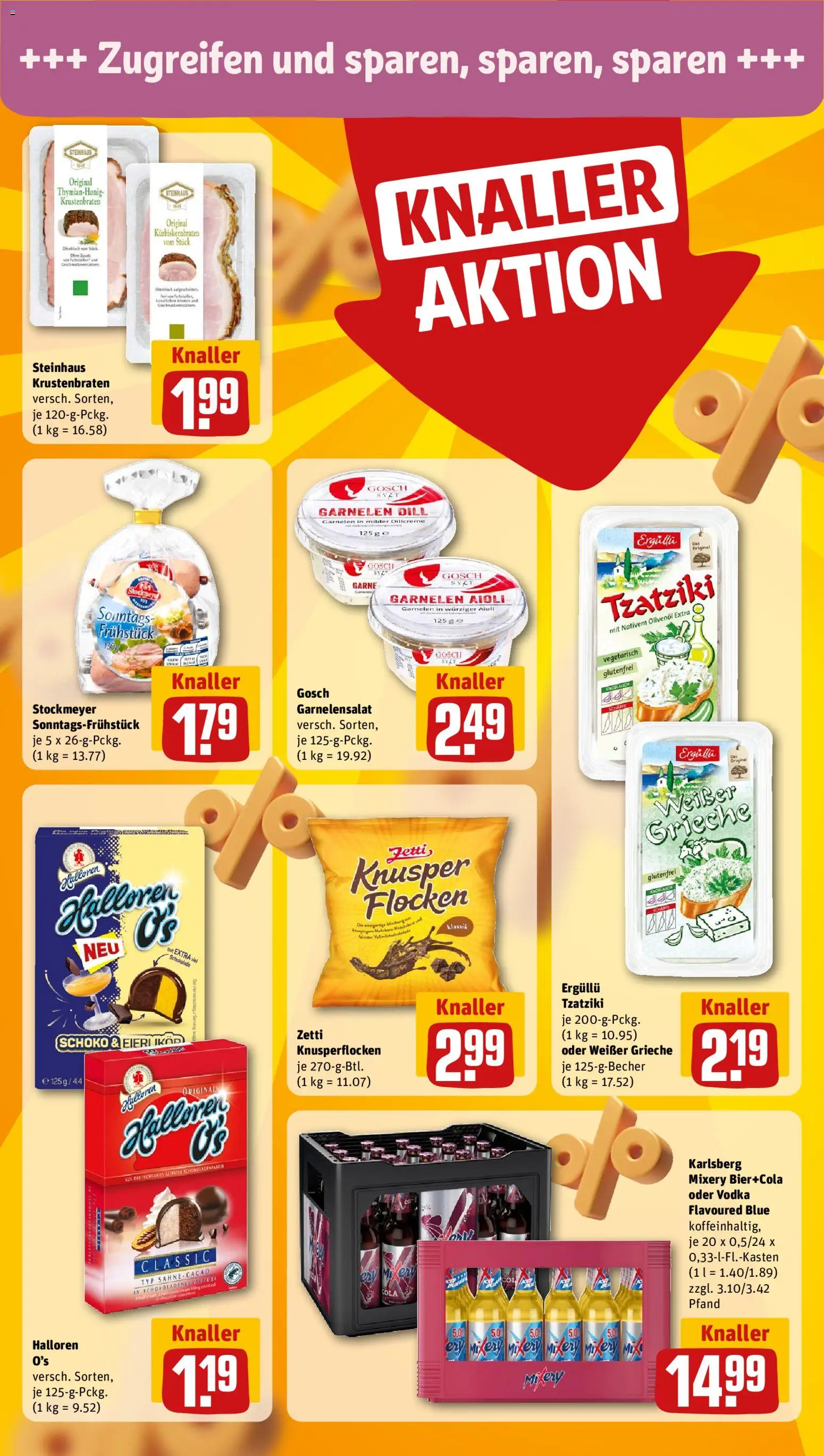 Rewe Prospekt – gültig ab 27.07.2026 | Seite: 14 | Produkte: Mixer, Olivenol, Mixery, Flocken