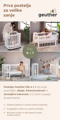 Baby center katalog akcije – veljaven od 08.07.2026 | Stran: 37 | Izdelki: Postelja