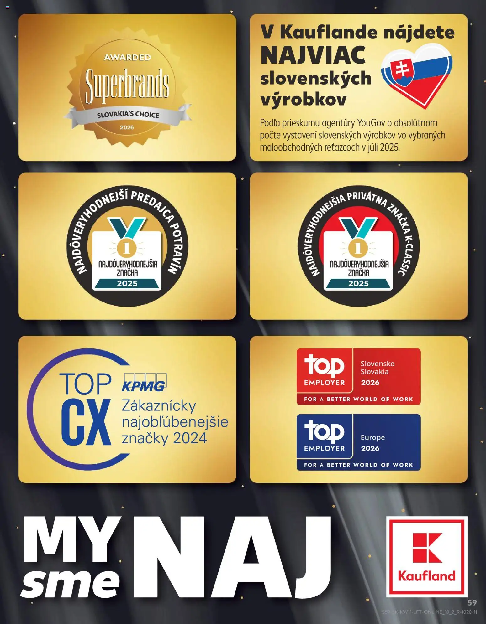 Nové Kaufland akcie – leták je platný od 12.03.2026 | Strana: 59