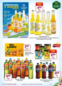 Pogląd oferty "Społem gazetka" - ważna od 01.07.2026 | Strona: 15 | Produkty: Mango, Ice Tea, Pepsi, Lays