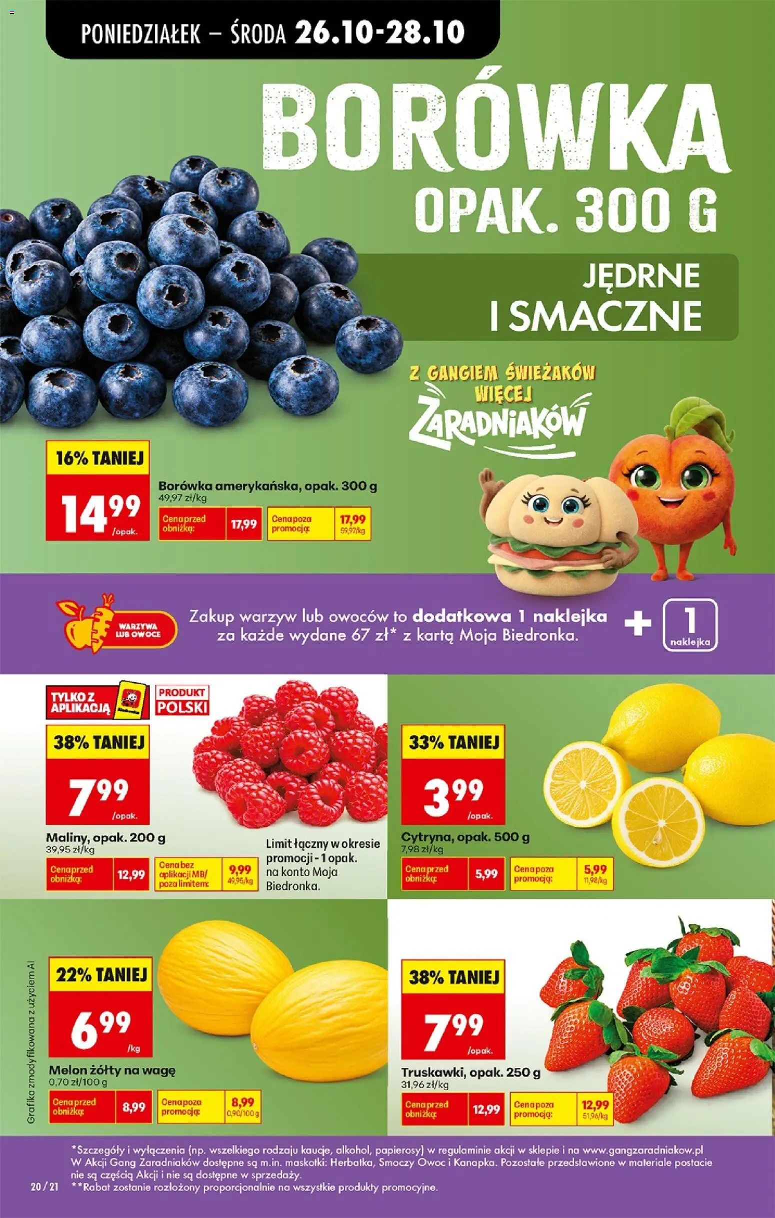 Biedronka Polsko leták - Codziennie niskie ceny od 26.10.2026 | Strana: 24