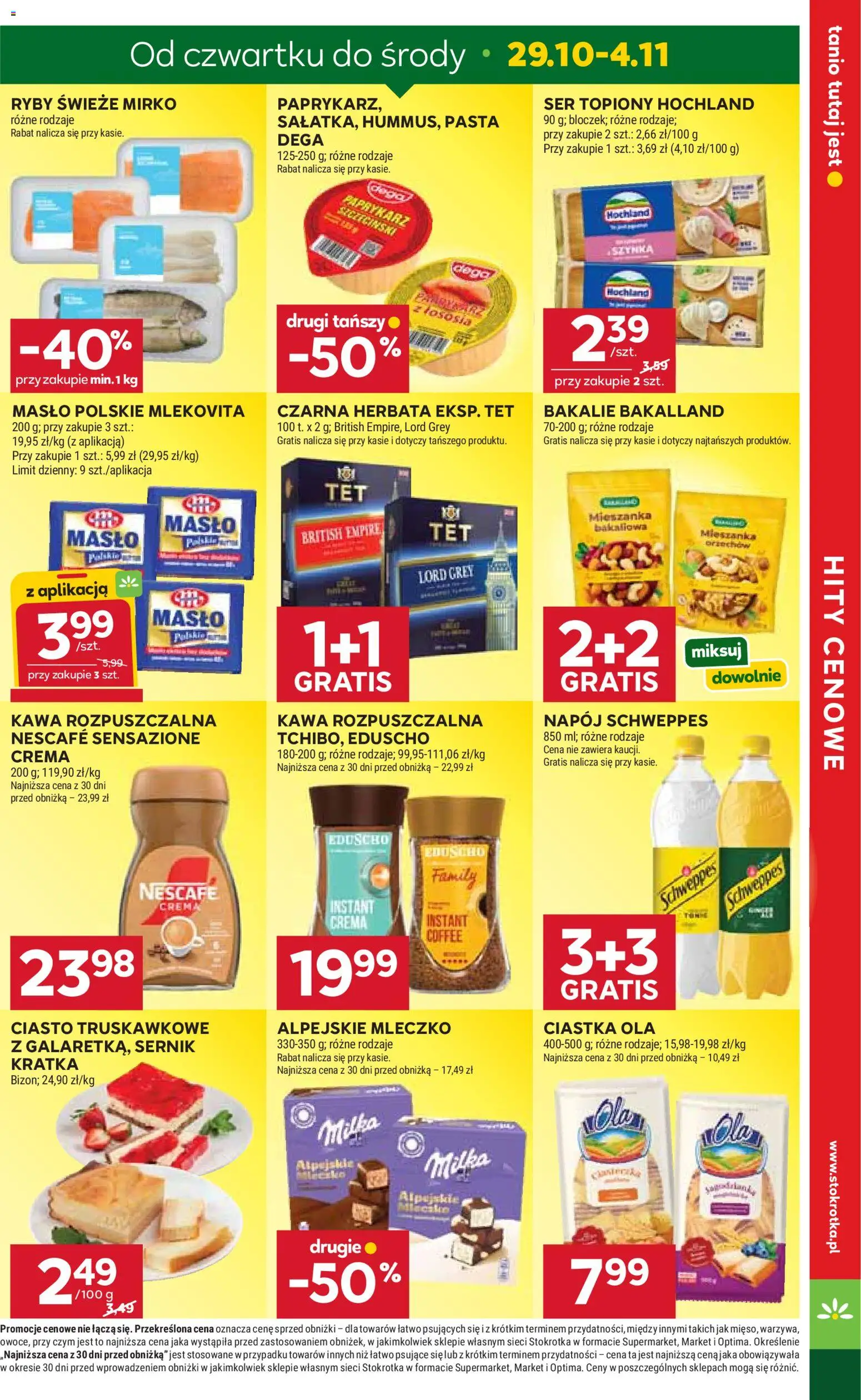 Stokrotka gazetka - Market od 29.10.2026 | Strona: 6 | Produkty: Stokrotka, Milka, Masło, Ciastka