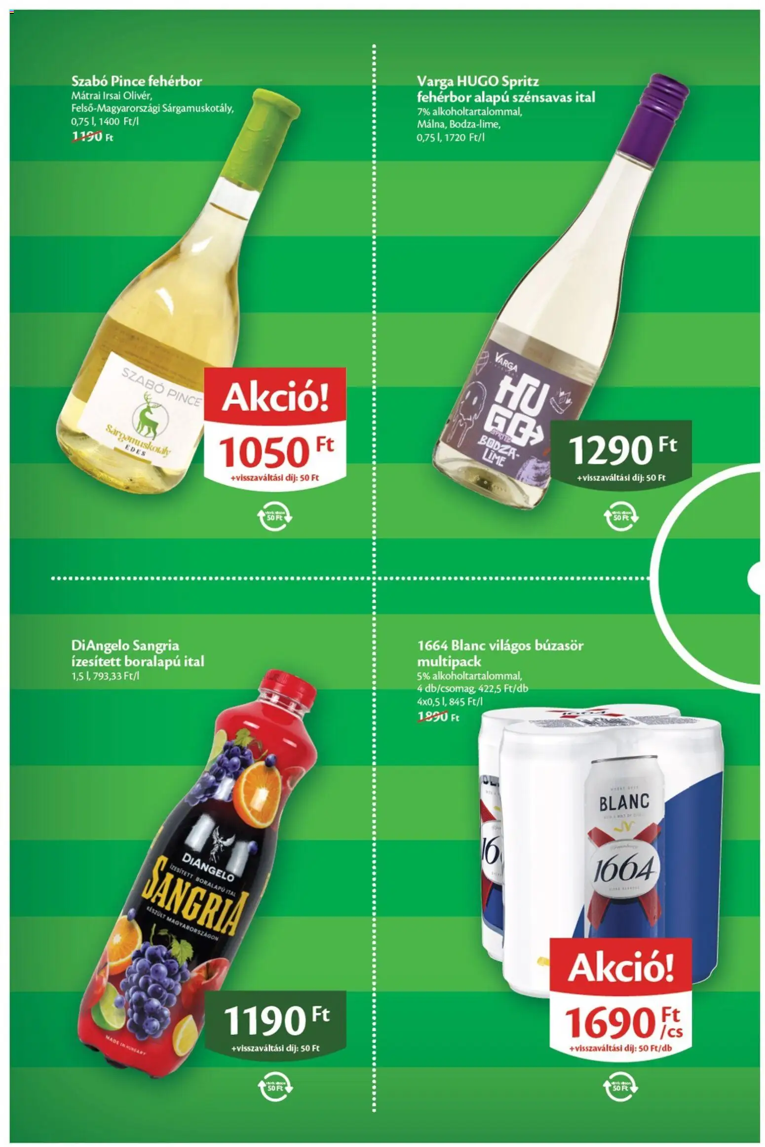 EcoFamily akciós ujság - amely érvényes a következő dátumtól: 15.06.2026 | Oldal: 6 | Termékek: Lime, Sangria, Búzasör, Fehérbor