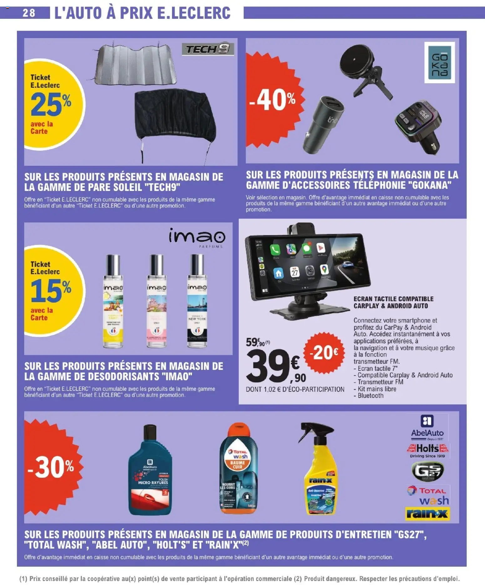 {H1} | Page: 28 | Produits: Smartphone, Navigation