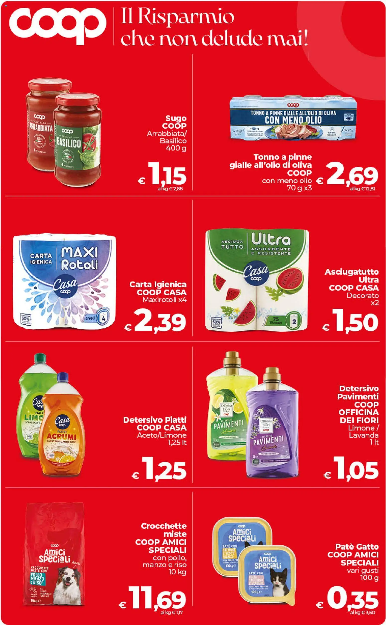 Volantino Ipercoop del 21/08/2026 | Pagina: 12 | Prodotti: Paté, Salmone, Olio, Basilico