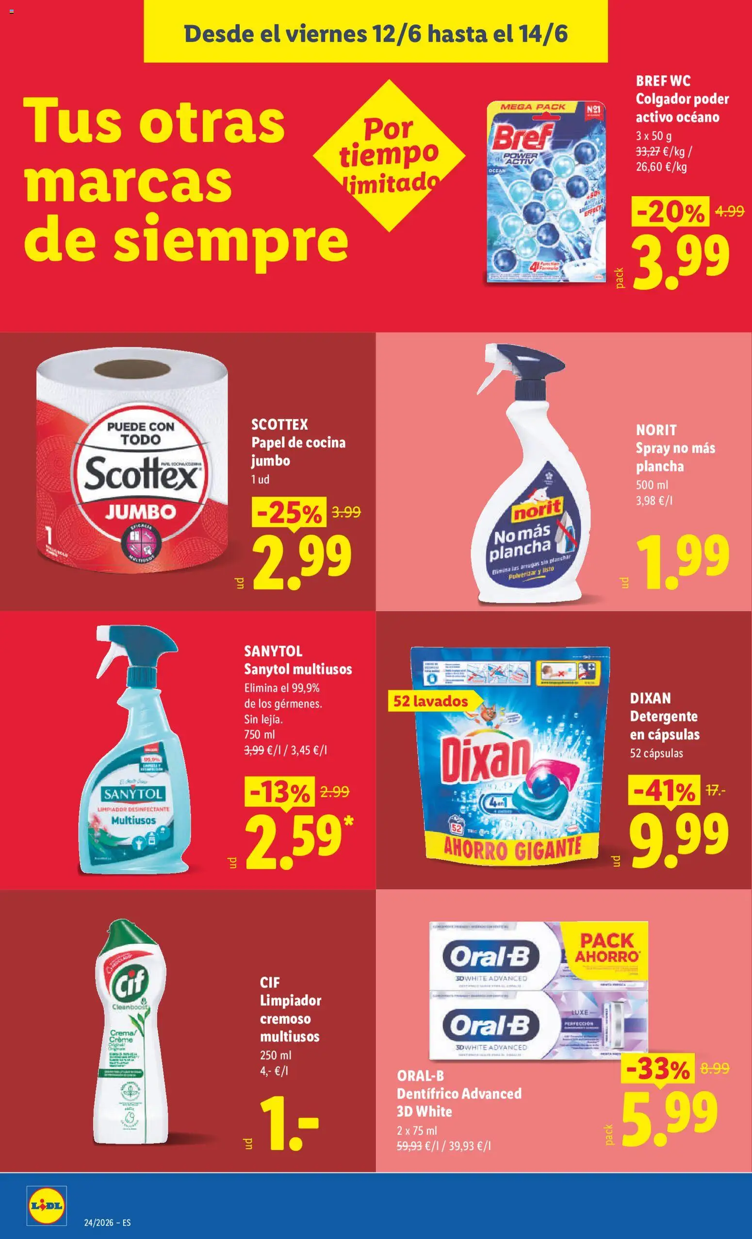 Lidl folleto │ válido desde el 08.06.2026 | Página: 48 | Productos: Detergente, Cocina, Plancha