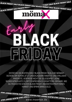Mömax Early Black Friday ab 23.10.2026 gültig