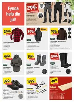Jula erbjudanden - Förhandsvisning av reklamblad från butik Jula aktuell från 22/10/2026 | Sida: 5 | Produkter: Regnjacka, Stövlar, Tillbehör, Ångtvätt