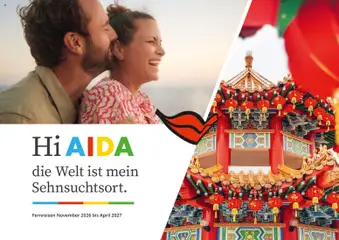 Aida Fernreisen Winter 2026/2027 ab 01.11.2026 gültig