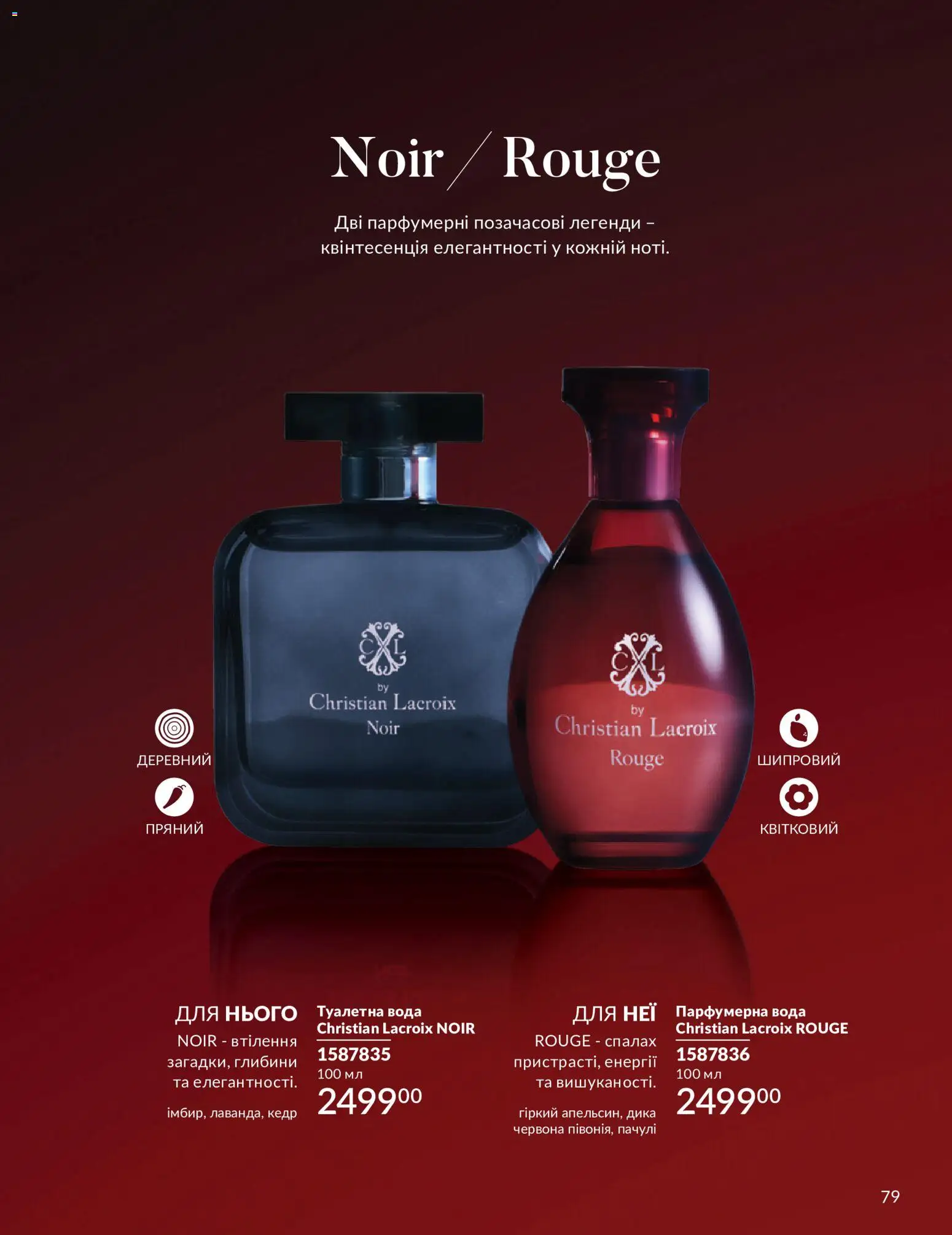 AVON Kаталог - дійснийкції з 31.08.2026 | Сторінка: 79 | Товари: Вода, Туалетна вода, Спалах