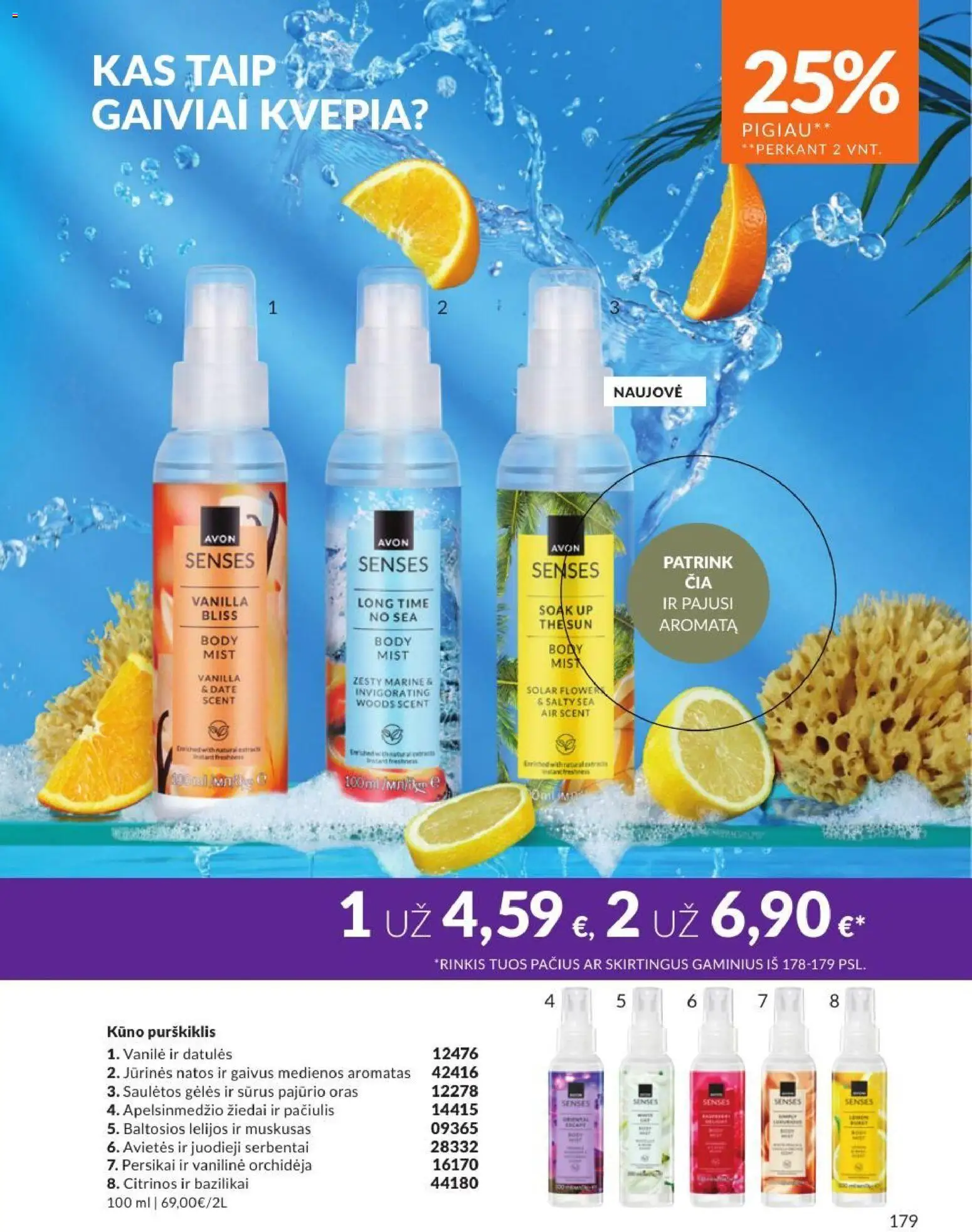 AVON akcijos nuo 2026.07.01 | Puslapis: 179