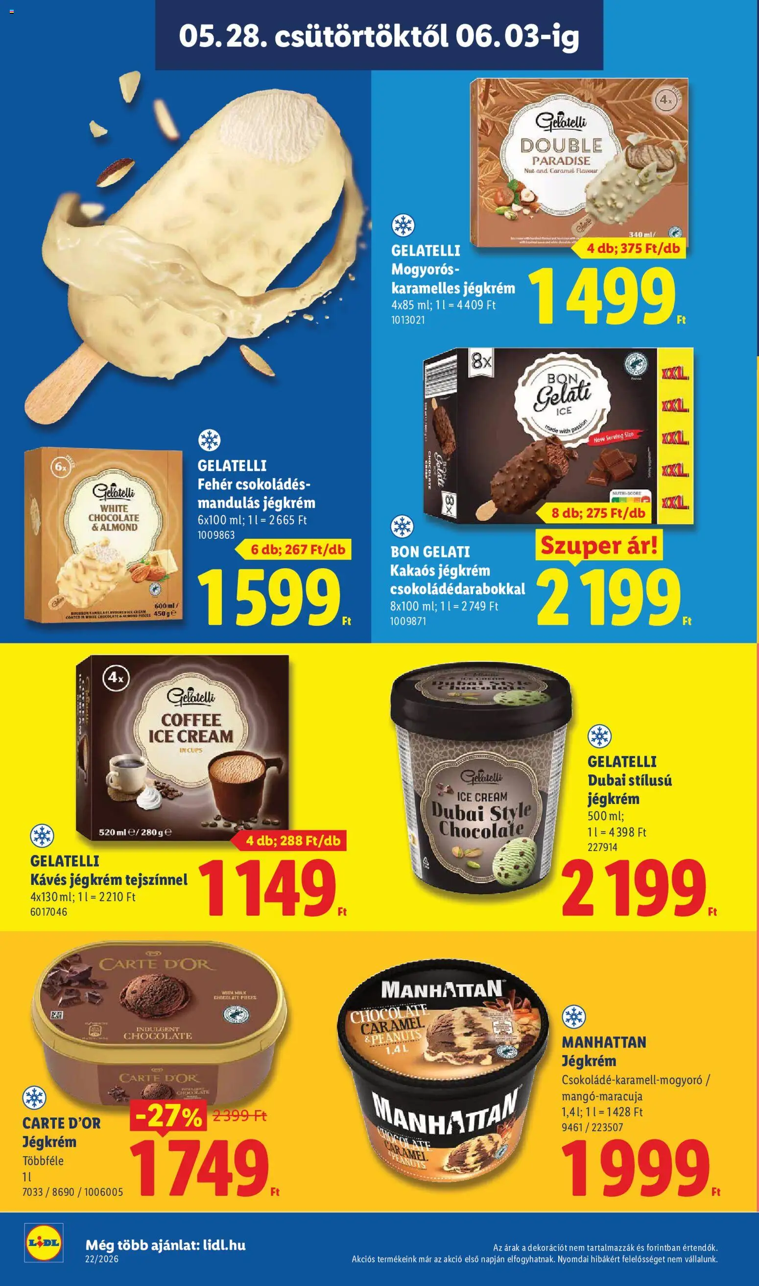 Lidl akciós ujság - amely érvényes a következő dátumtól: 28.05.2026 | Oldal: 32
