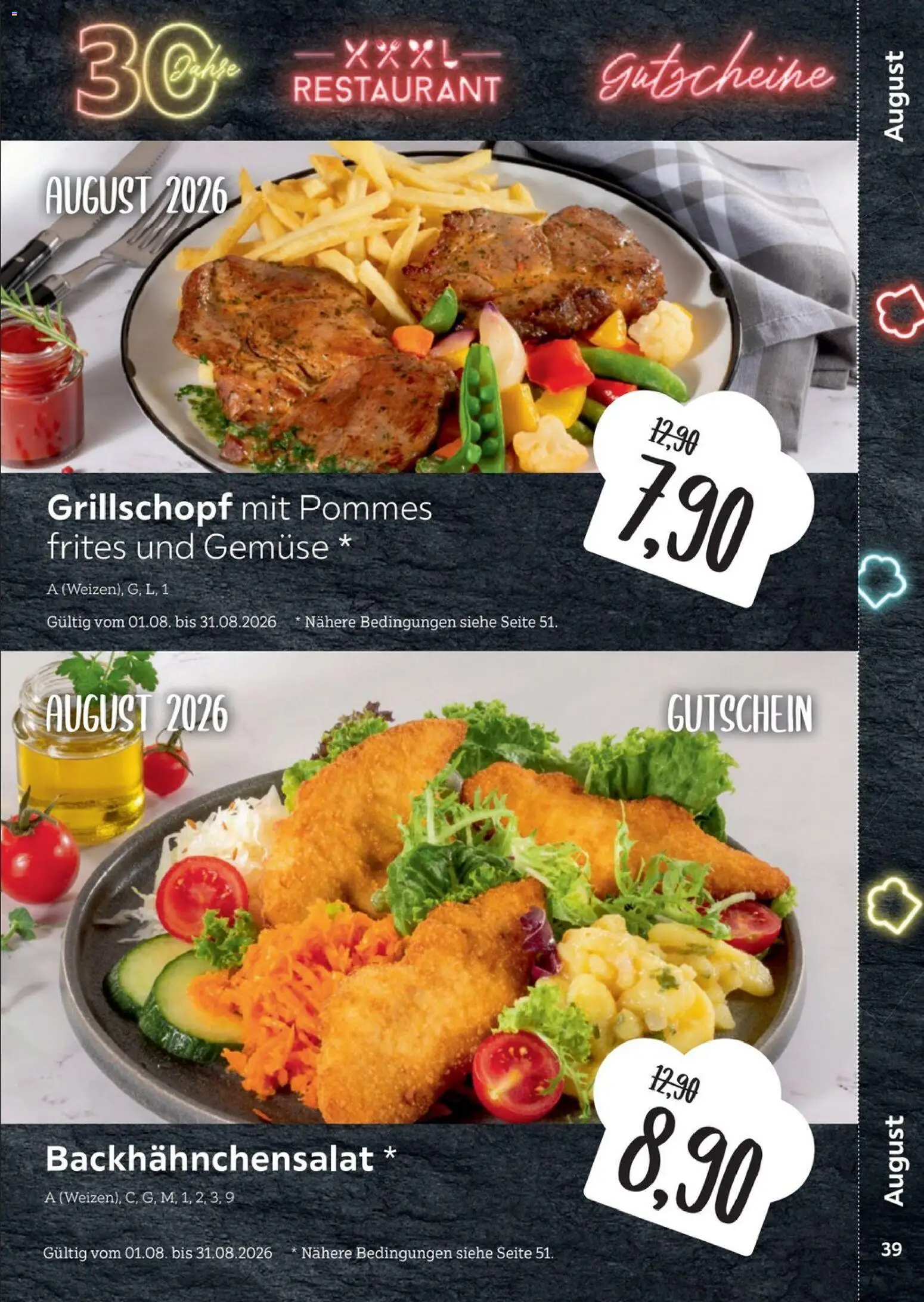 XXXLutz Freundschaftskartenjournal – gültig ab 01.08.2026 | Seite: 39 | Produkte: Pommes, Pommes frites, Gemüse