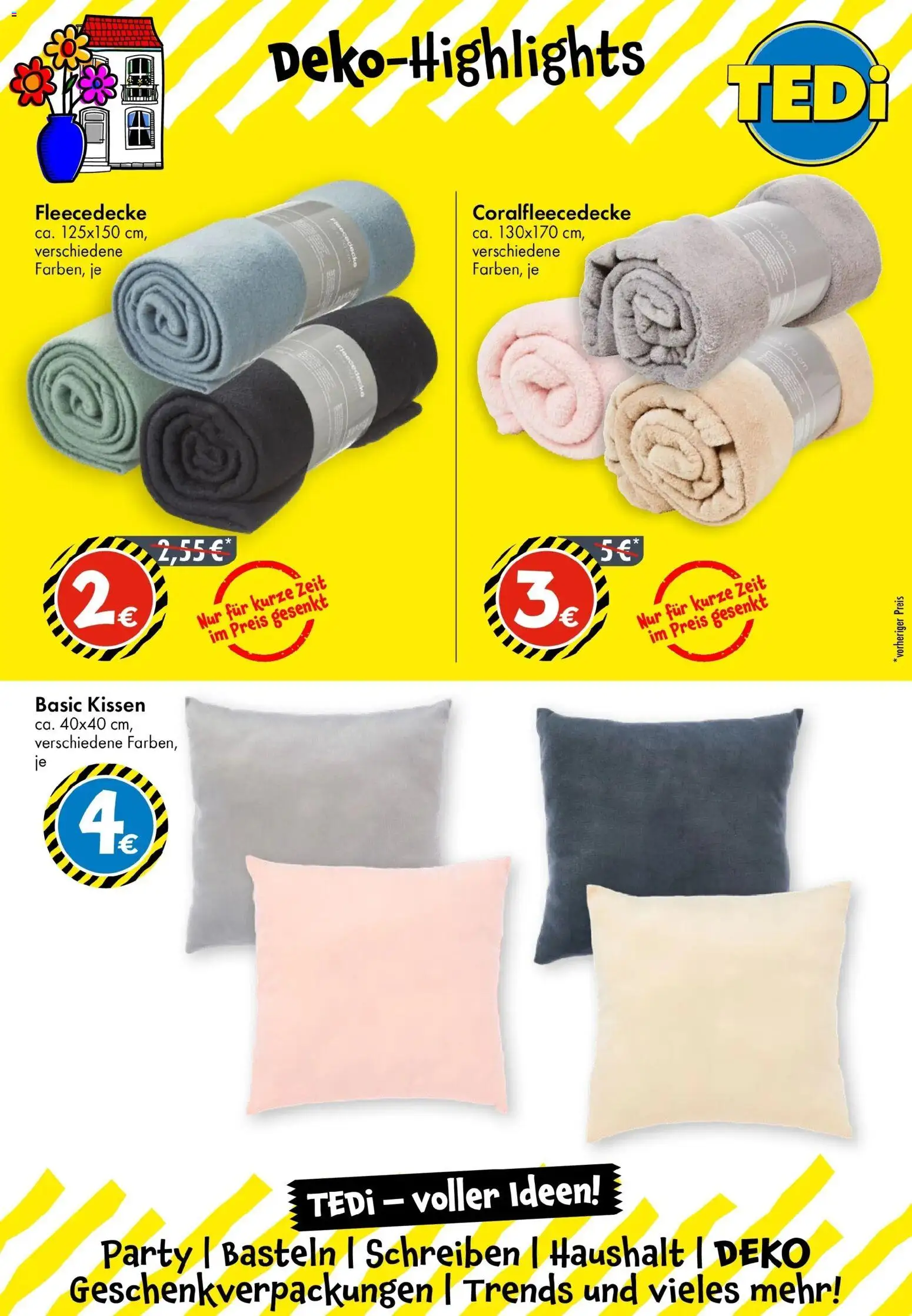 TEDi - TEDi Neueröffnung Dessau-Roßlau – gültig ab 04.03.2026 | Seite: 14 | Produkte: Kissen