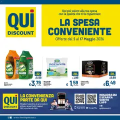 Anteprima del volantino Qui Discount volantino valido a partire dal 05.05.2026