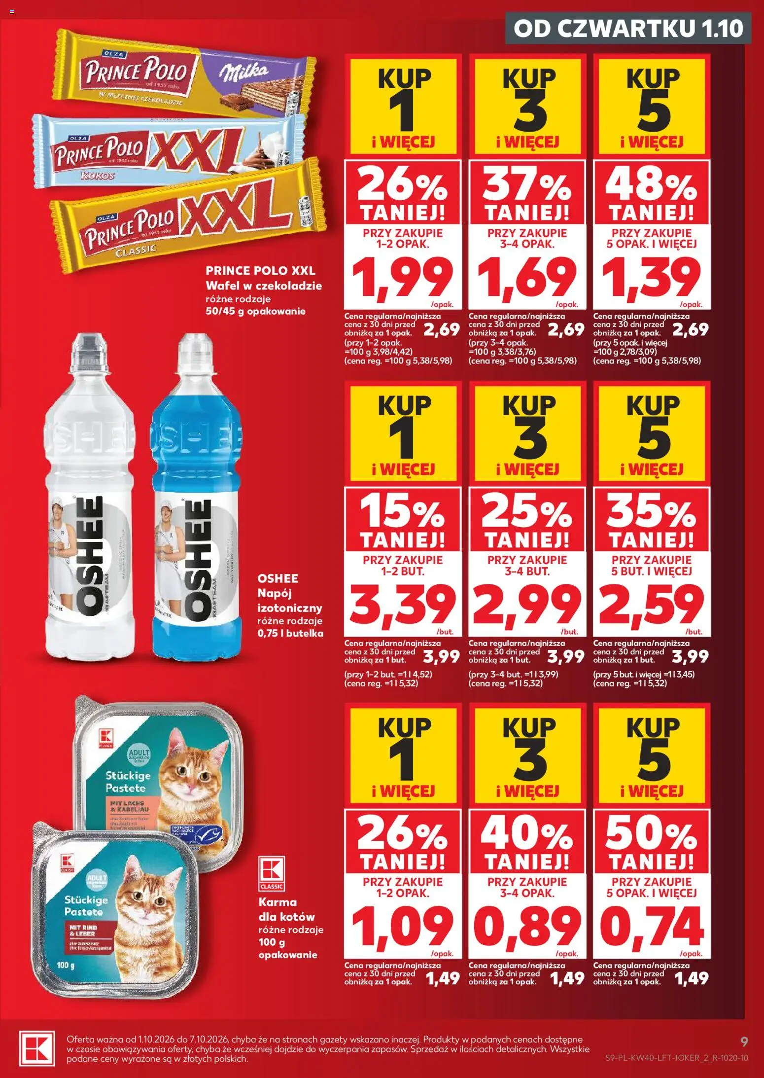Kaufland Polsko leták od 01.10.2026 | Strana: 9 | Produkty: Milka, Kokos