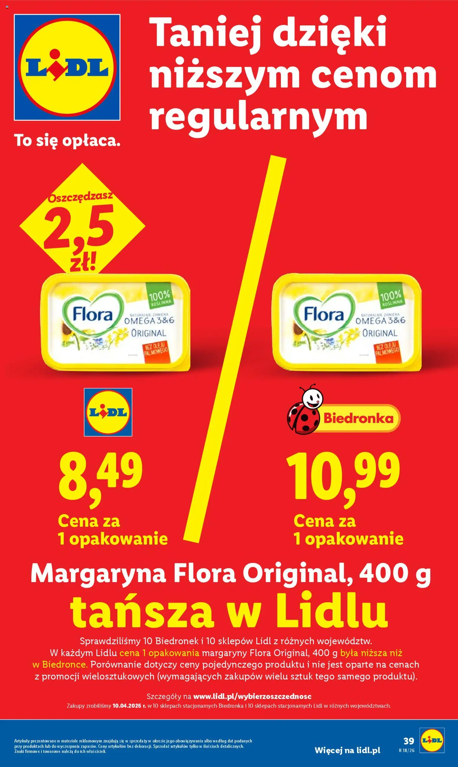 Lidl gazetka od 29.04.2026 | Strona: 39 | Produkty: Margaryna