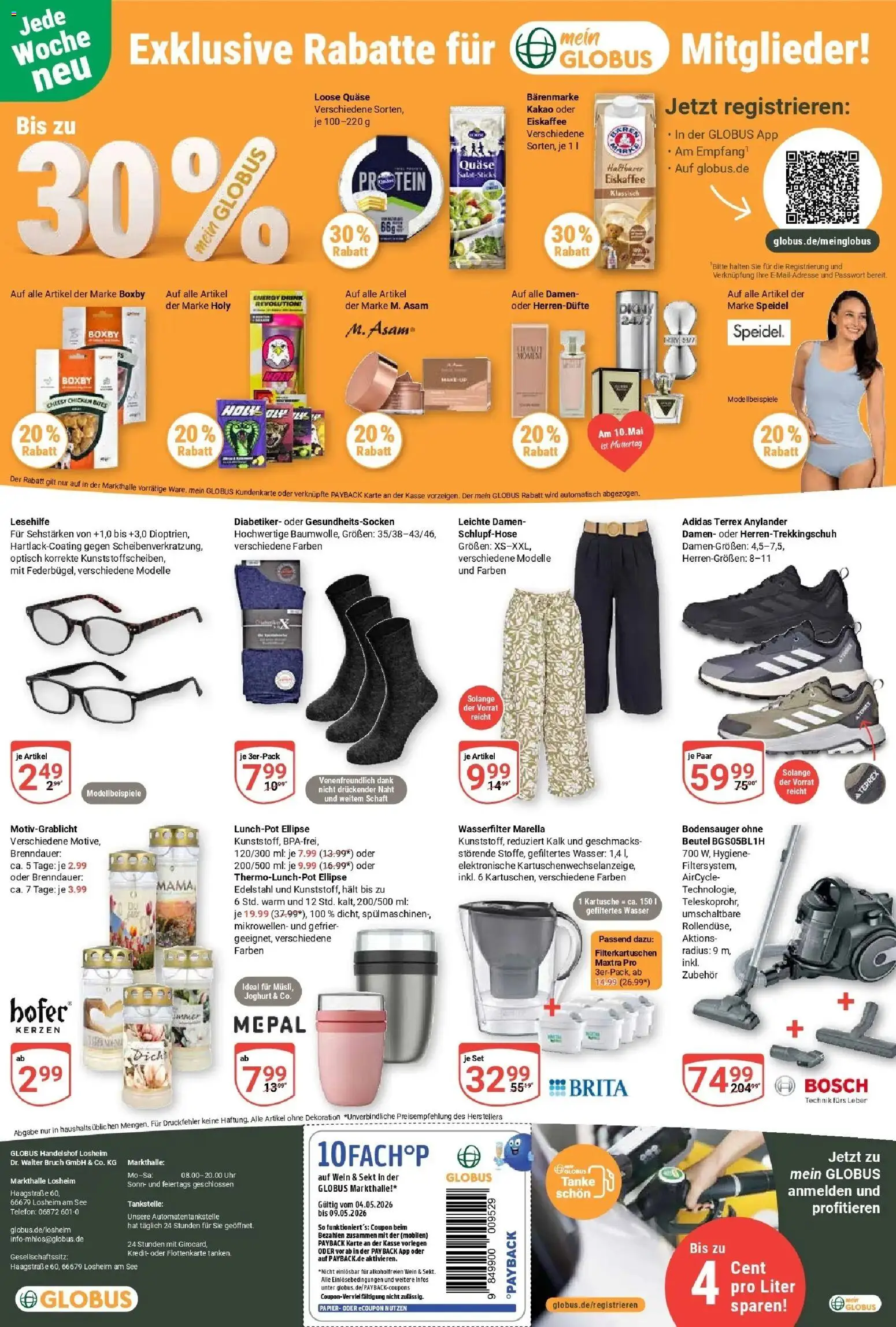 Globus Prospekt Losheim Am See	 – gültig ab 04.05.2026 | Seite: 32 | Produkte: Sekt, Wein, Telefon, Uhr