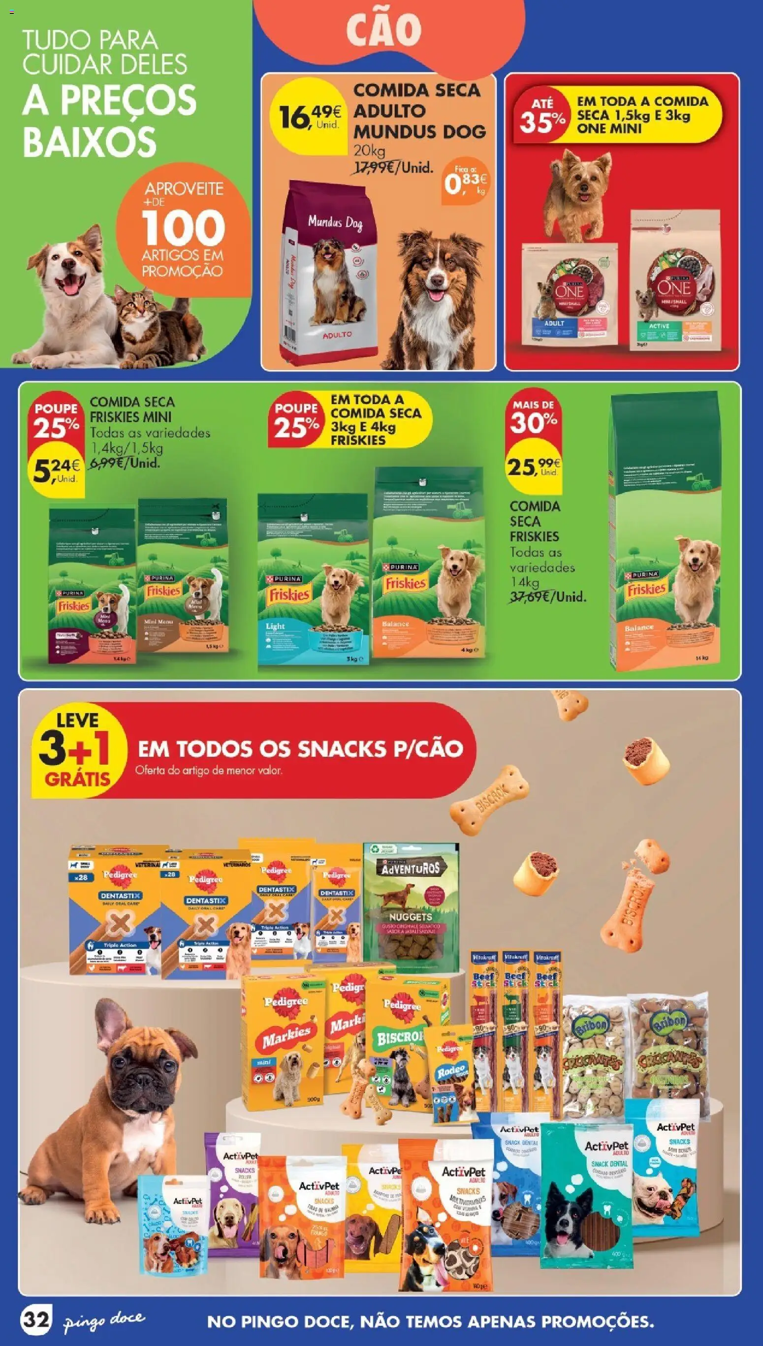 Pingo Doce Poupe Esta Semana Lojas Grandes │ válido de 29/09/2026 | Página: 32 | Produtos: Snacks, Nuggets