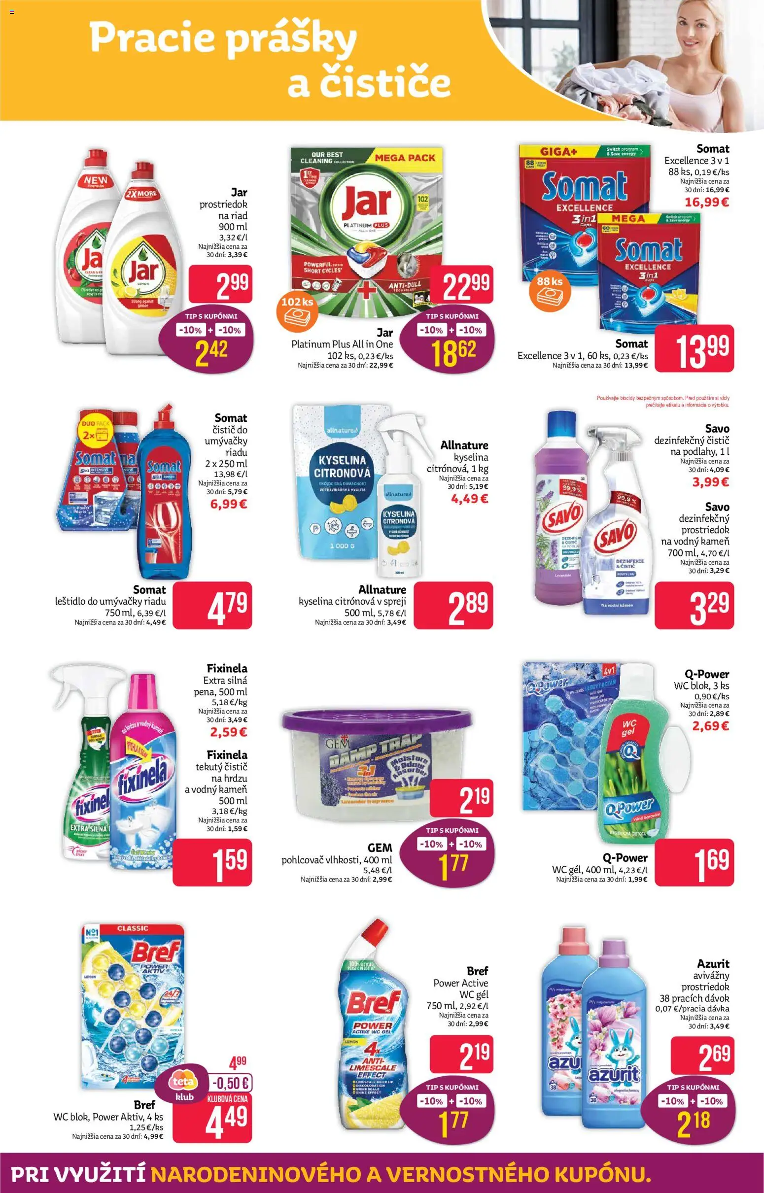 Nové Teta drogerie akcie – leták je platný od 28.09.2026 | Strana: 15 | Produkty: Riad, Wc, Savo, Leštidlo  do umývačky riadu