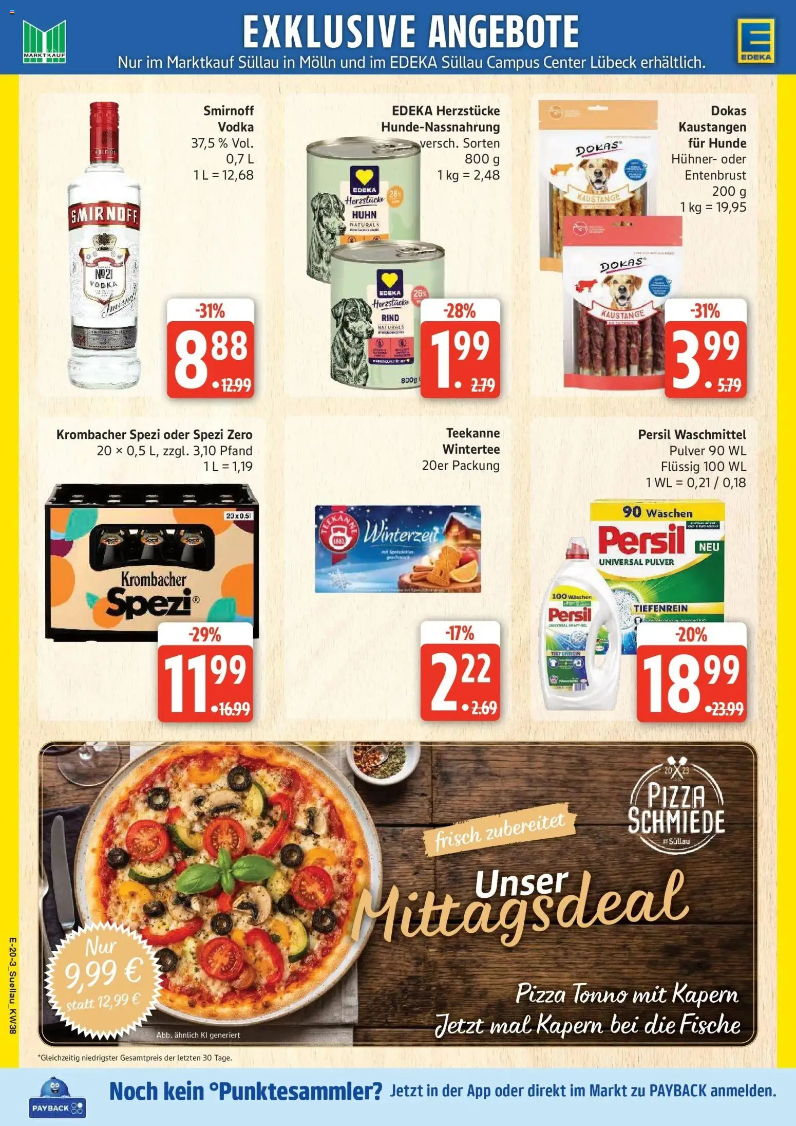 Edeka Prospekt Mölln (ab 14.09.2026) » Angebote Online | Seite: 27 | Produkte: Waschmittel, Smirnoff, Teekanne, Persil