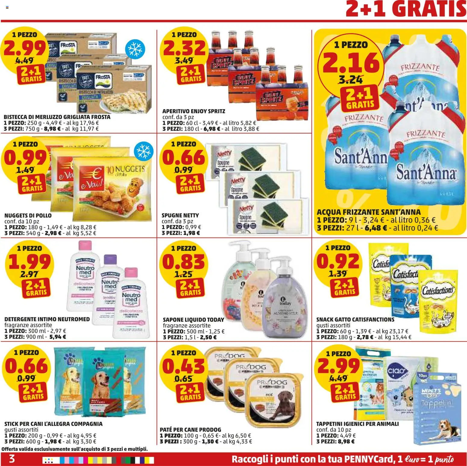 Volantino PENNY del 04.06.2026 | Pagina: 3 | Prodotti: Paté, Sapone, Merluzzo, Aperitivo