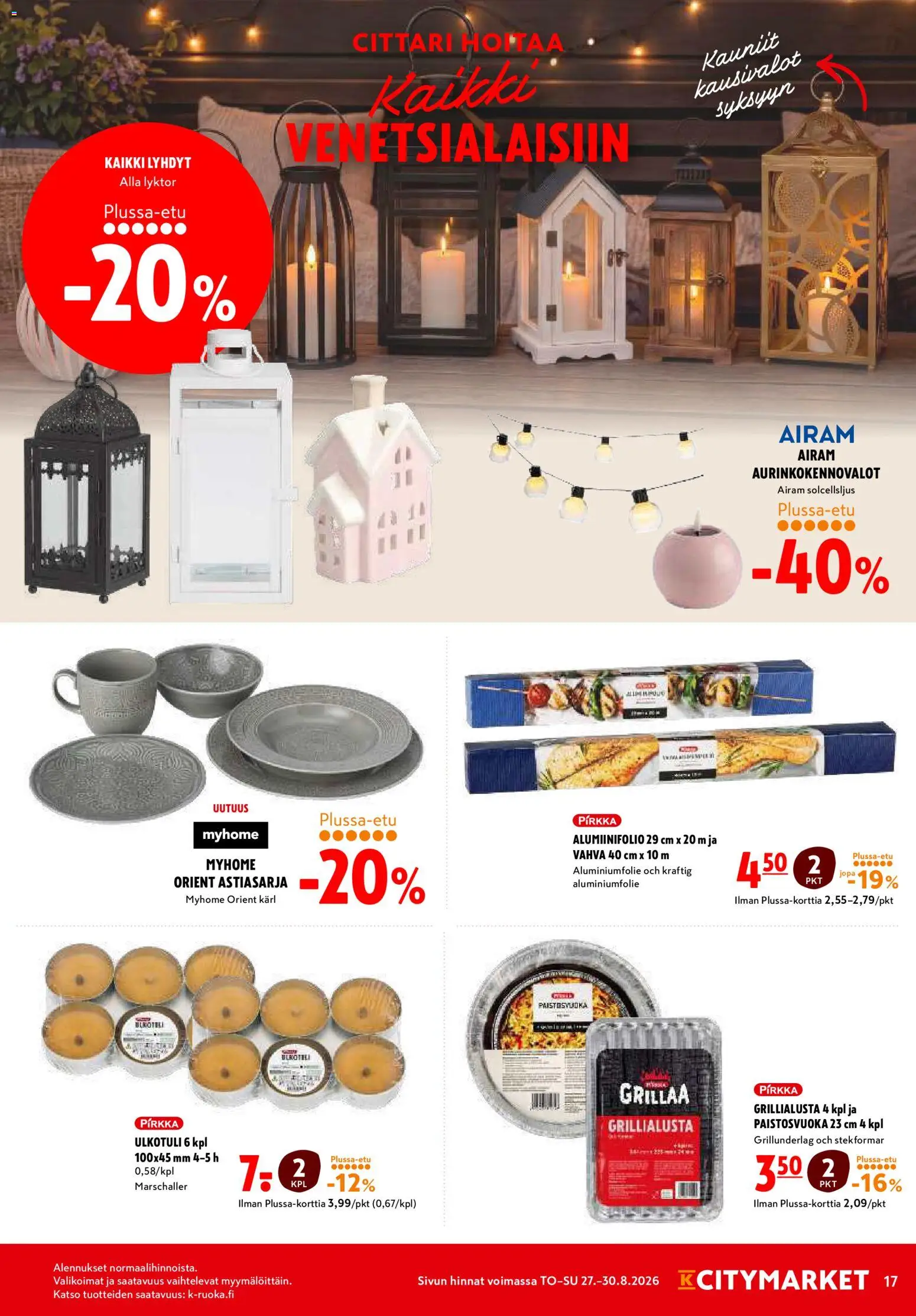 K-Citymarket tarjoukset – voimassa 27/08/2026 alkaen | Sivu: 17