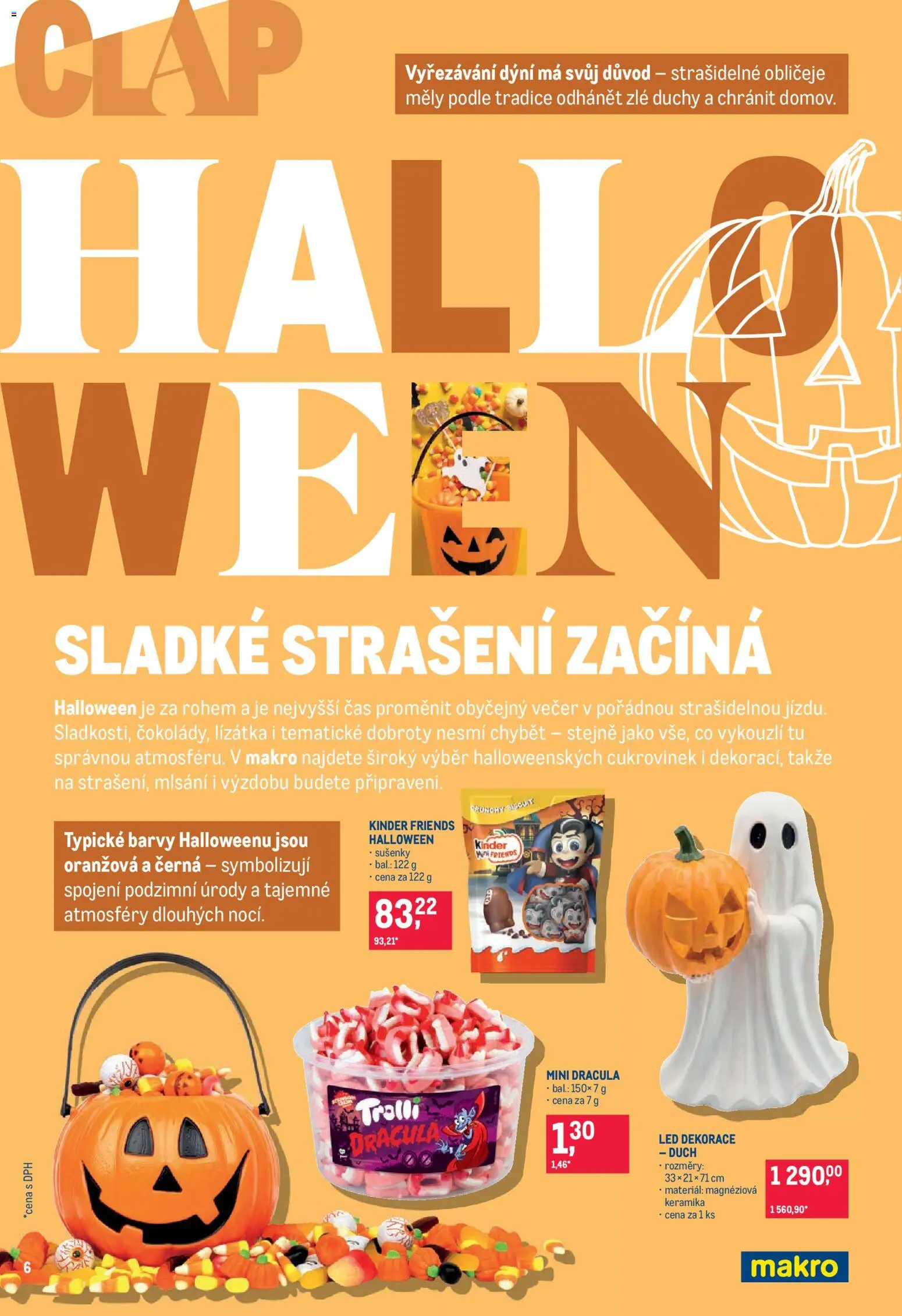 Makro leták - Pro milovníky jídla od 21.10.2026 | Strana: 6 | Produkty: Barvy, LED, Sušenky, Dekorace