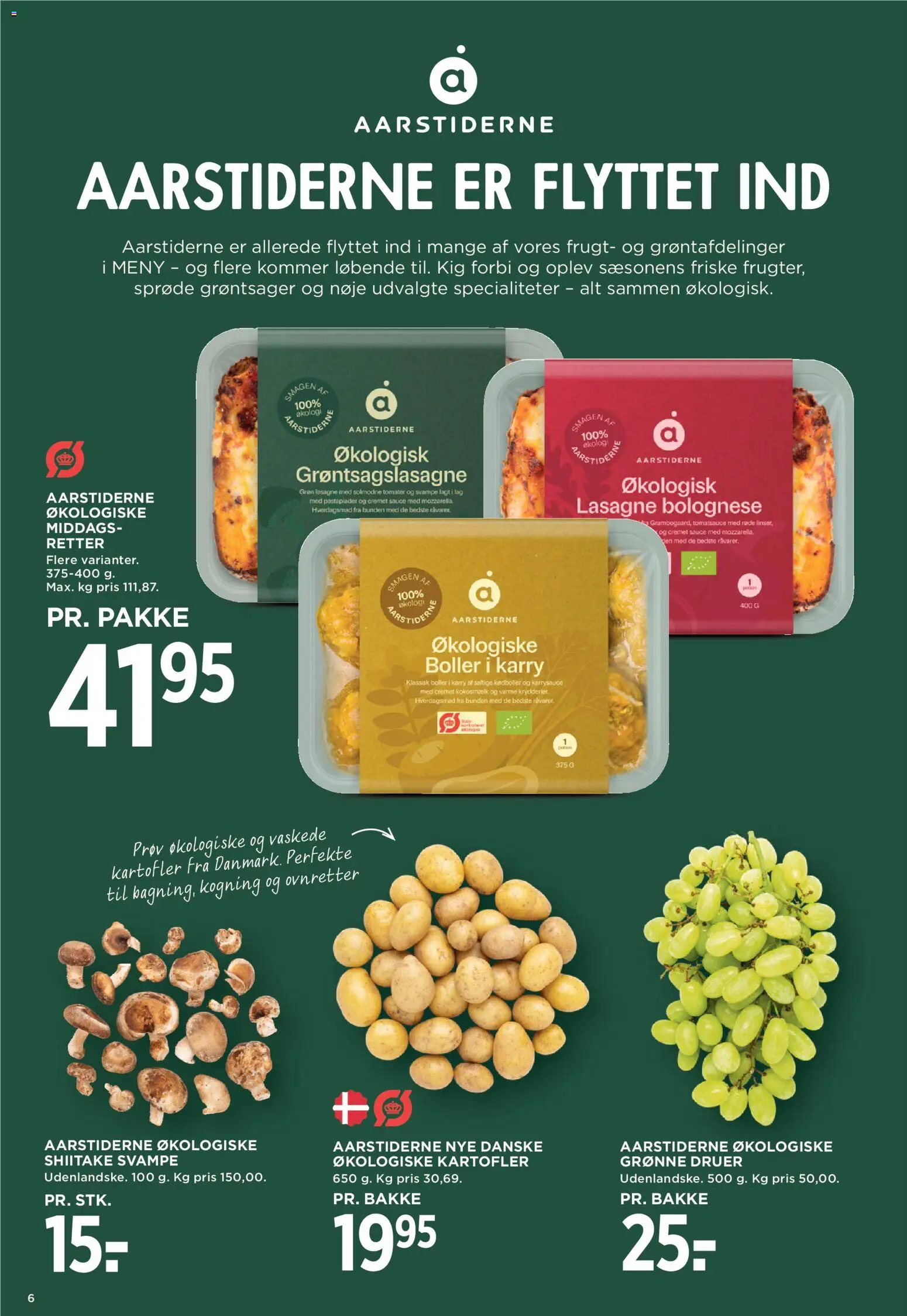 Meny tilbudsavis – gyldig fra 19.06.2026 | Side: 8 | Produkter: Svampe, Shiitake svampe, Karry, Carpete
