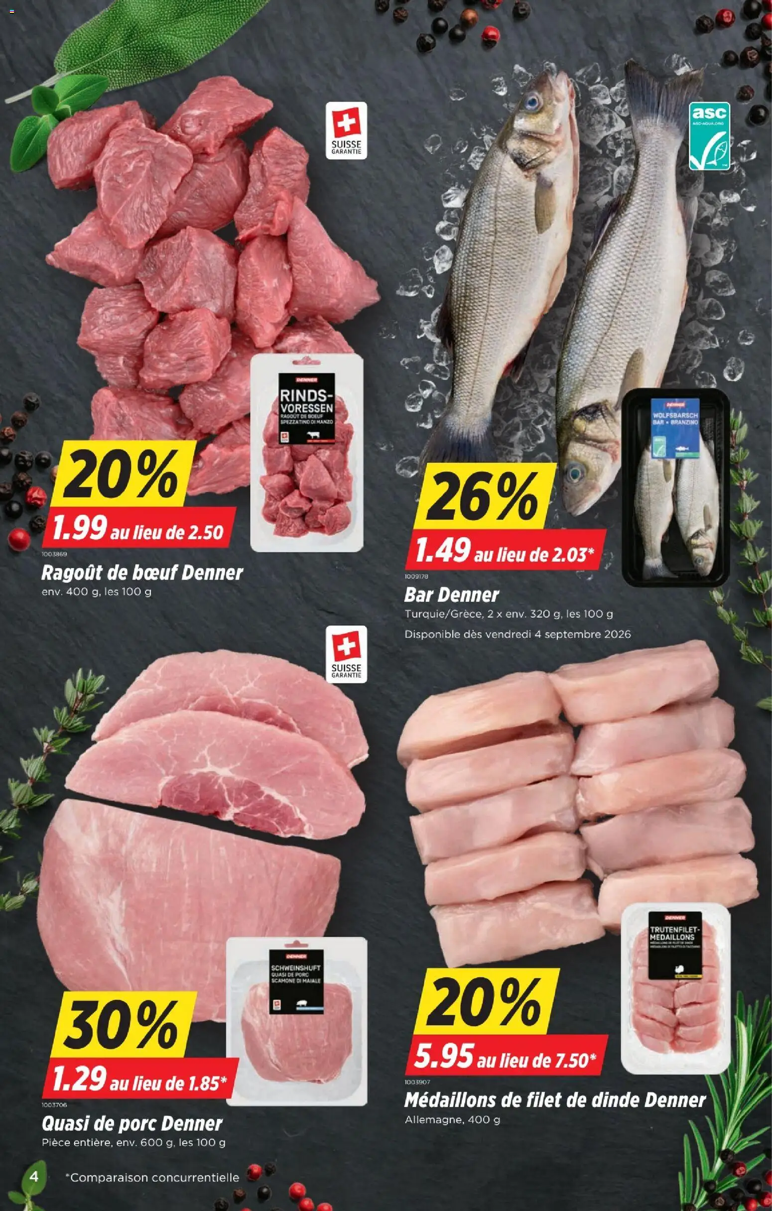 Denner aktionen FR – gültig ab 03.09.2026 | Seite: 4