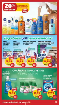 Ofertele PENNY valabile de la 20.05.2026 | Pagină: 22 | Produse: Cameră, Kedi Ödül Oyuncakları, Raft, Detergent